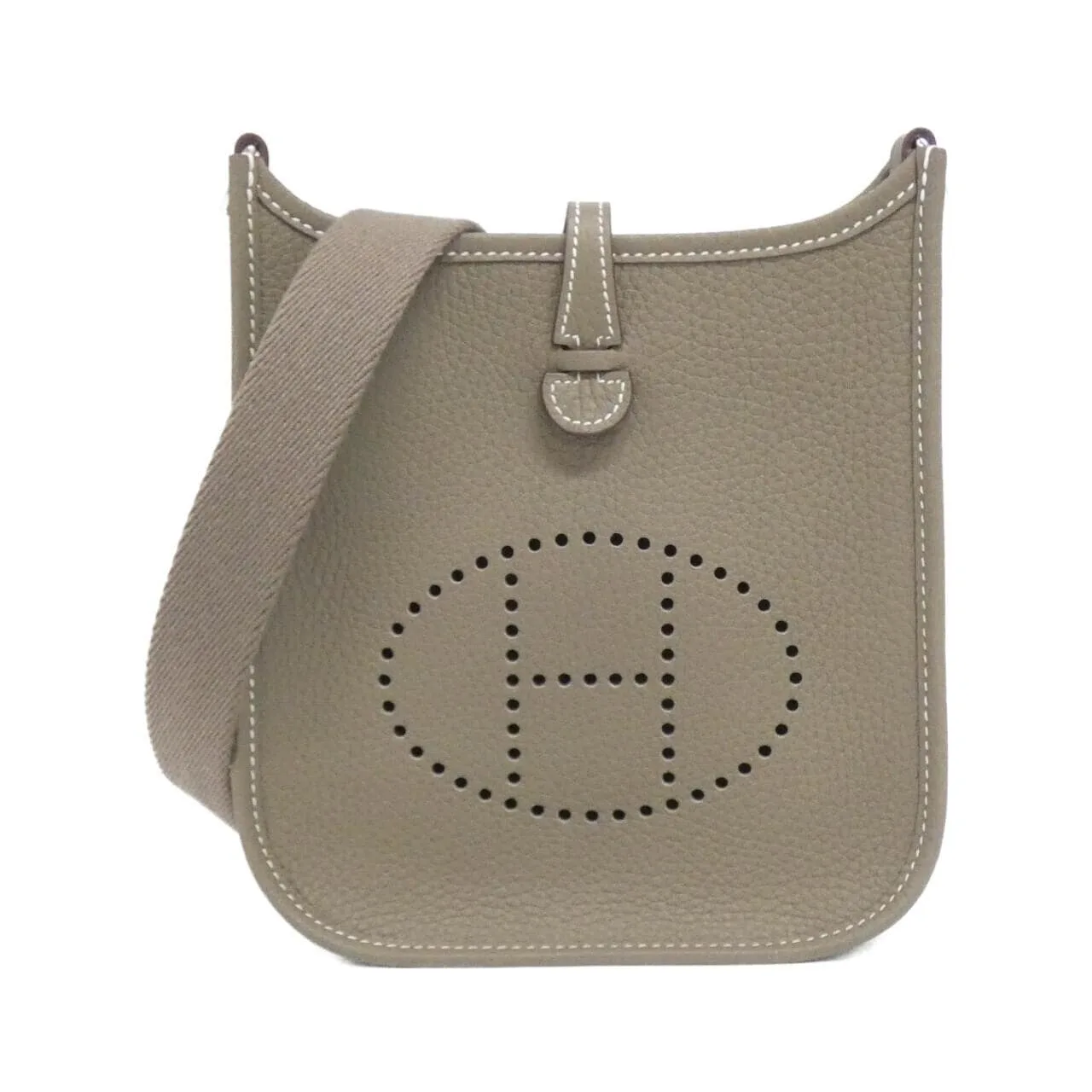 HERMES Evelyne 069426CK Shoulder Clemence Etoupe