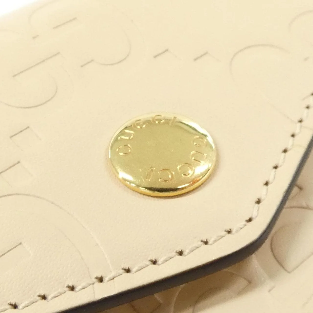 GUCCI 772793 AAC1Q Wallet Leather 黑色 皮革 中古品A - 縮圖 3