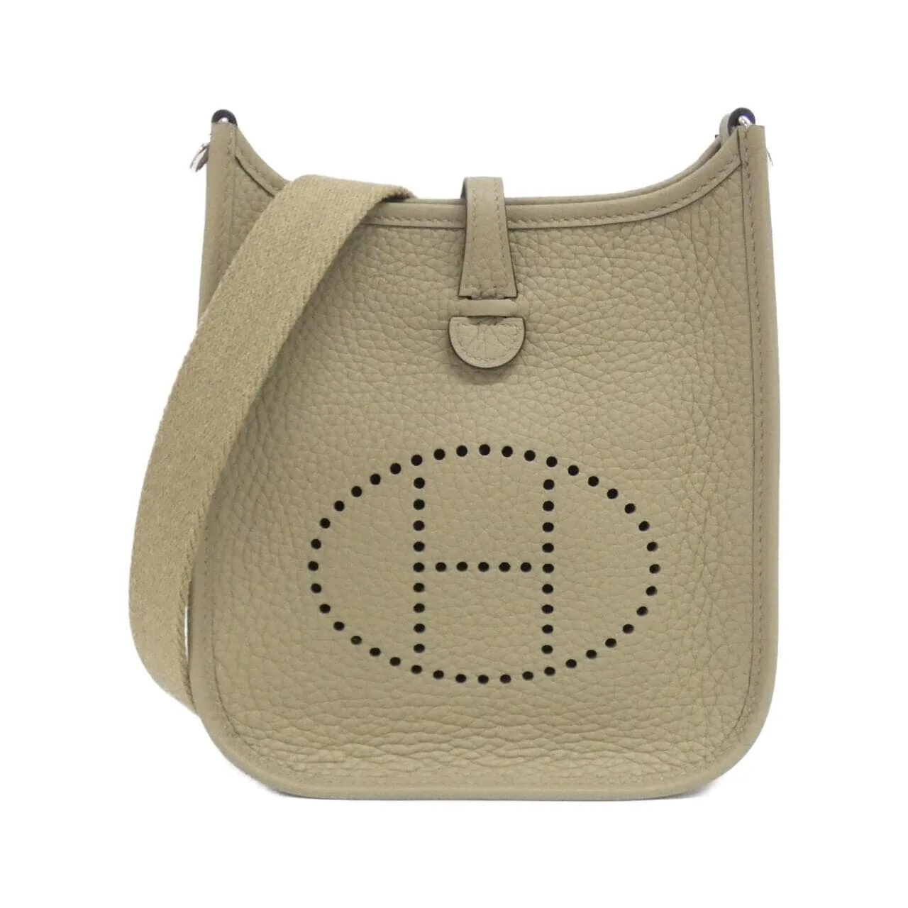 HERMES Evelyne 069426CK Shoulder Clemence Beige