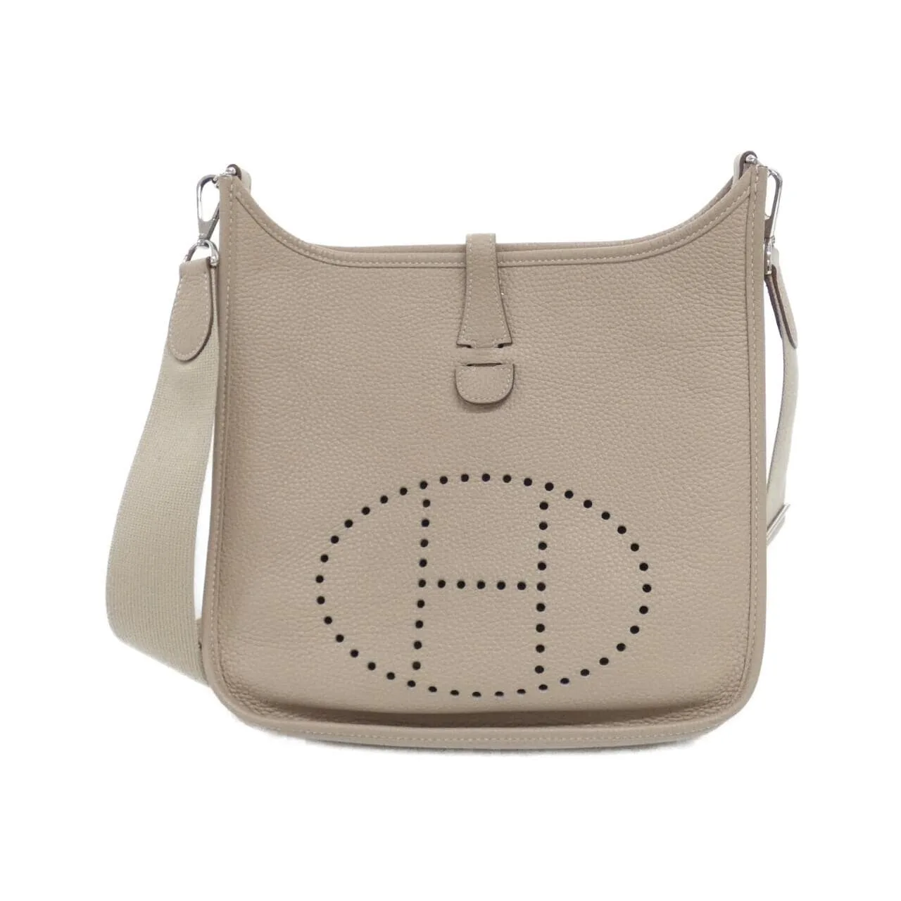 HERMES Evelyne 056277CK Shoulder Clemence Black