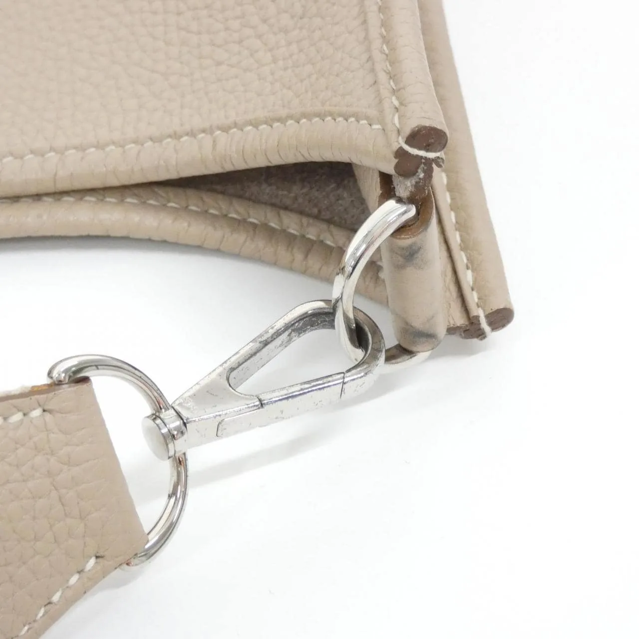 HERMES Evelyne 056277CK Shoulder Clemence Black Clemence Leather Rank A - Thumbnail 7