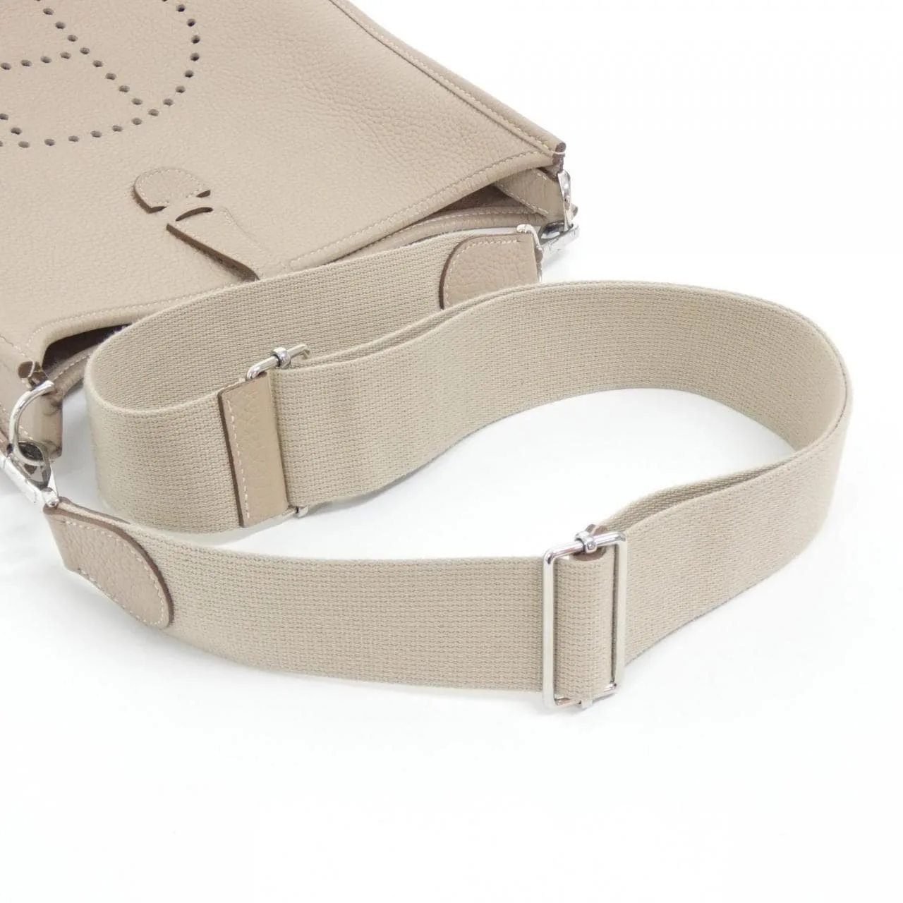 HERMES Evelyne 056277CK Shoulder Clemence Black Clemence Leather Rank A - Thumbnail 8