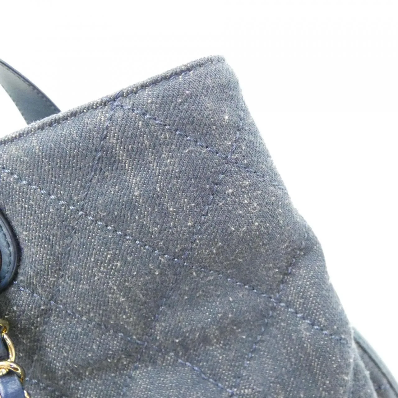 CHANEL 93560 Handbag Denim Blue Denim Rank B - Thumbnail 5