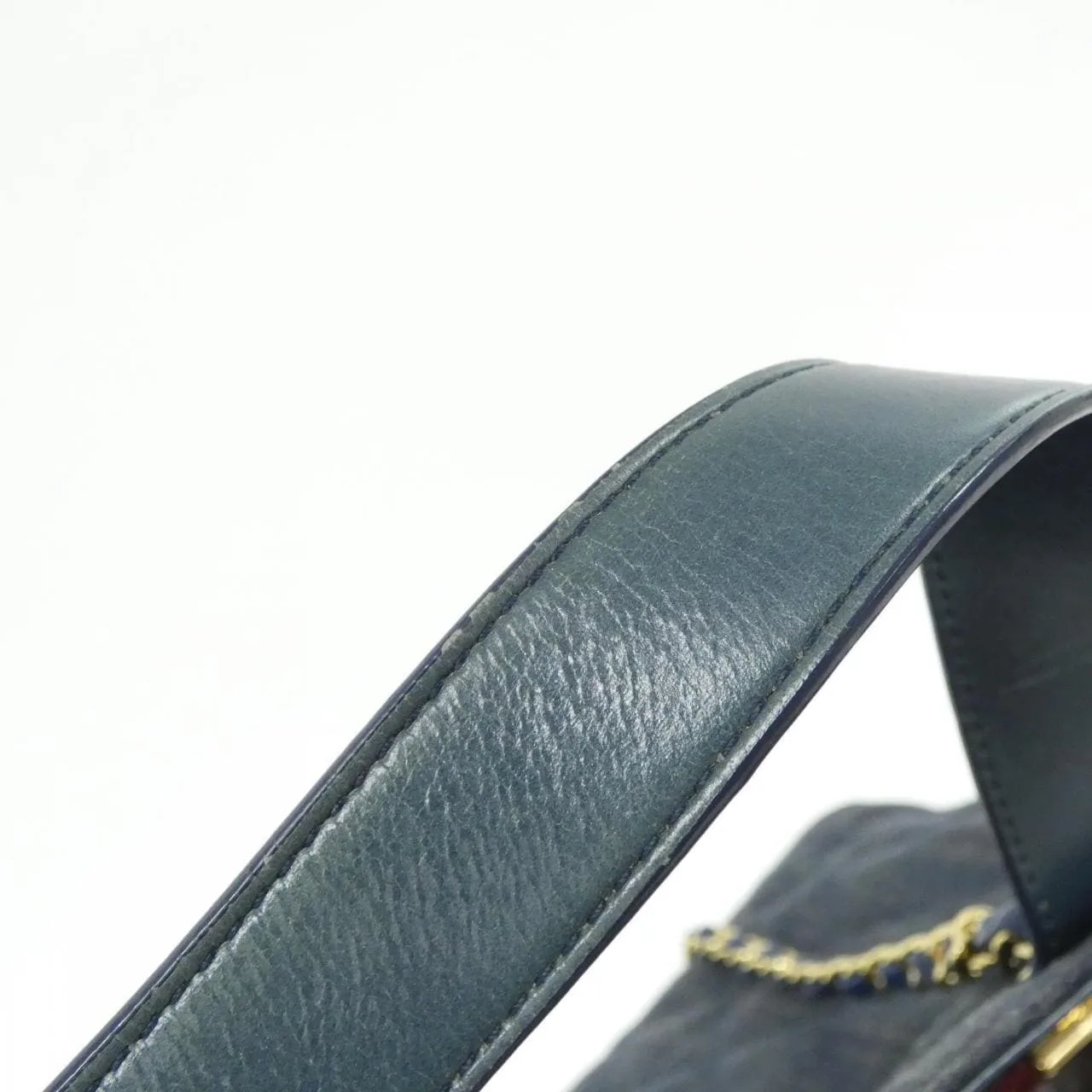 CHANEL 93560 Handbag Denim Blue Denim Rank B - Thumbnail 6