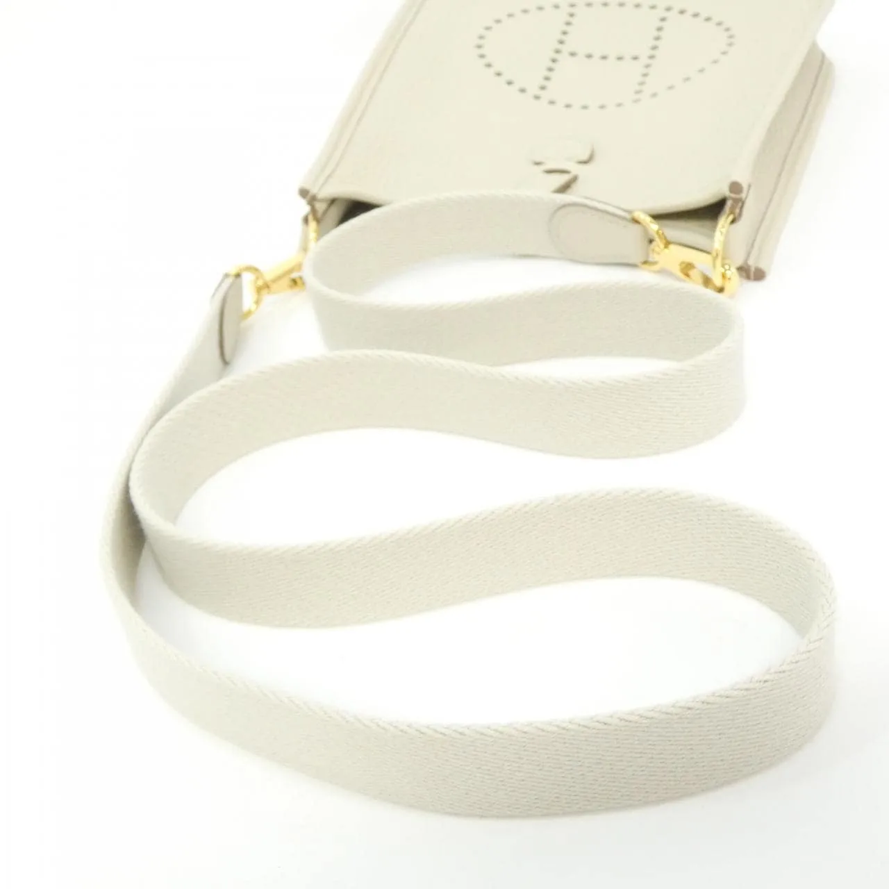 HERMES Evelyne 069426CC Shoulder Clemence 黑色 Clemence 皮 中古品A - 縮圖 6