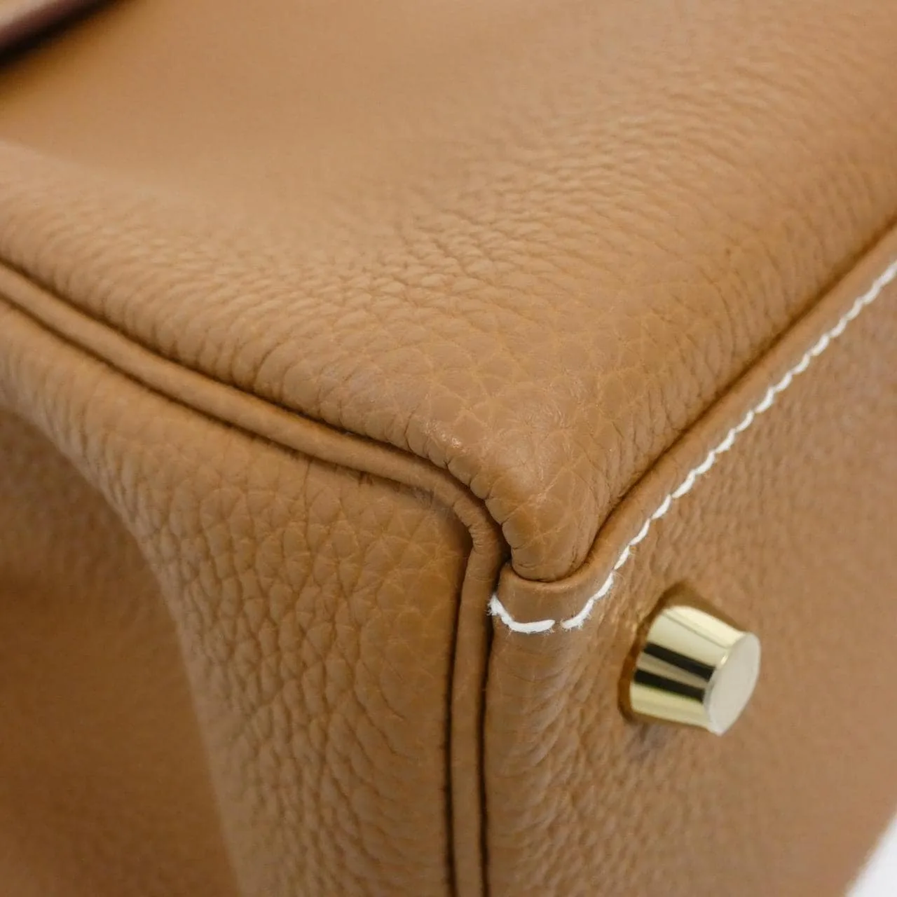 HERMES Kelly 027630CC Handbag Togo Gold Togo Leather Rank A - Thumbnail 3