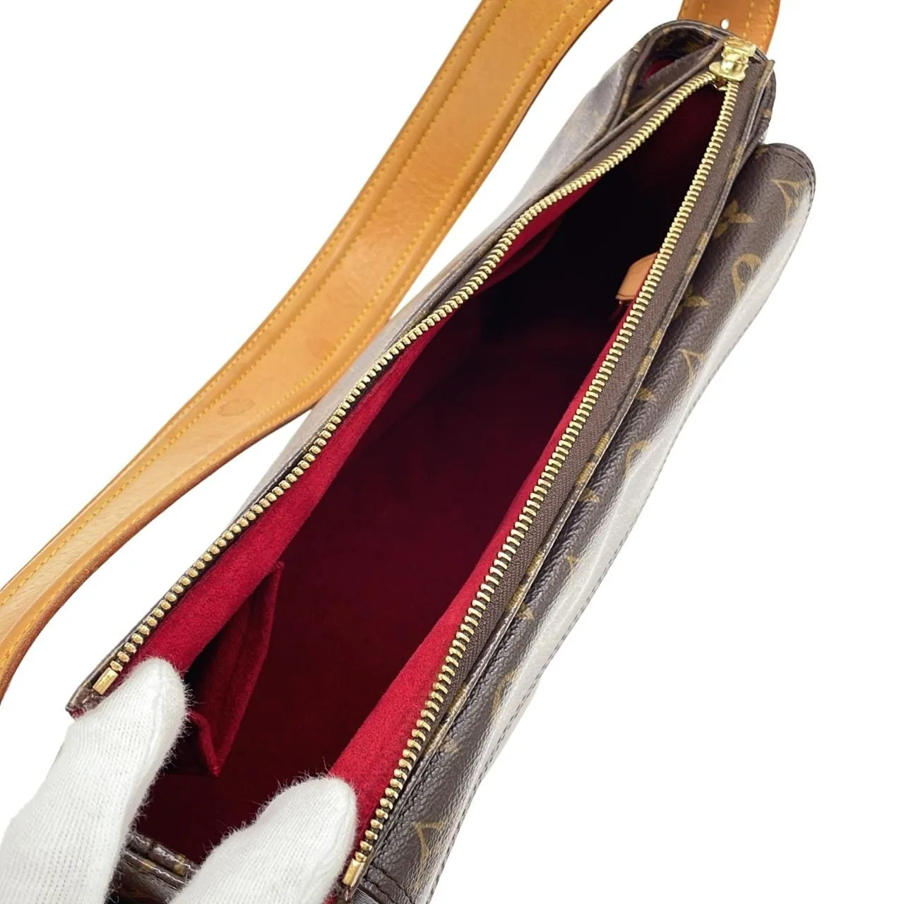 LOUIS VUITTON Viva Cité M51163 Shoulder Monogram 黑色 Monogram 中古品A - 縮圖 7