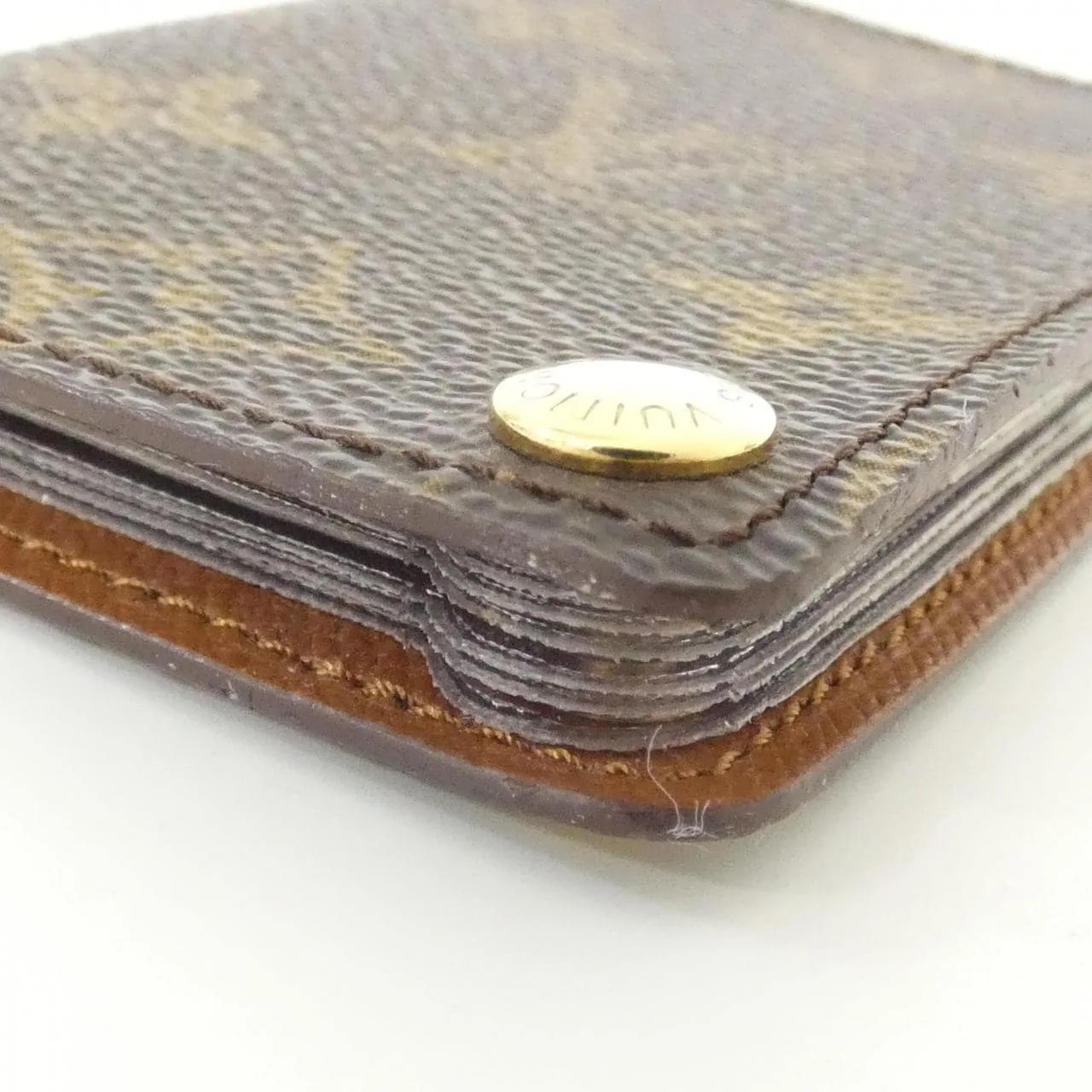 LOUIS VUITTON M60937 Card Case Monogram 黑色 Monogram 中古品A - 縮圖 2