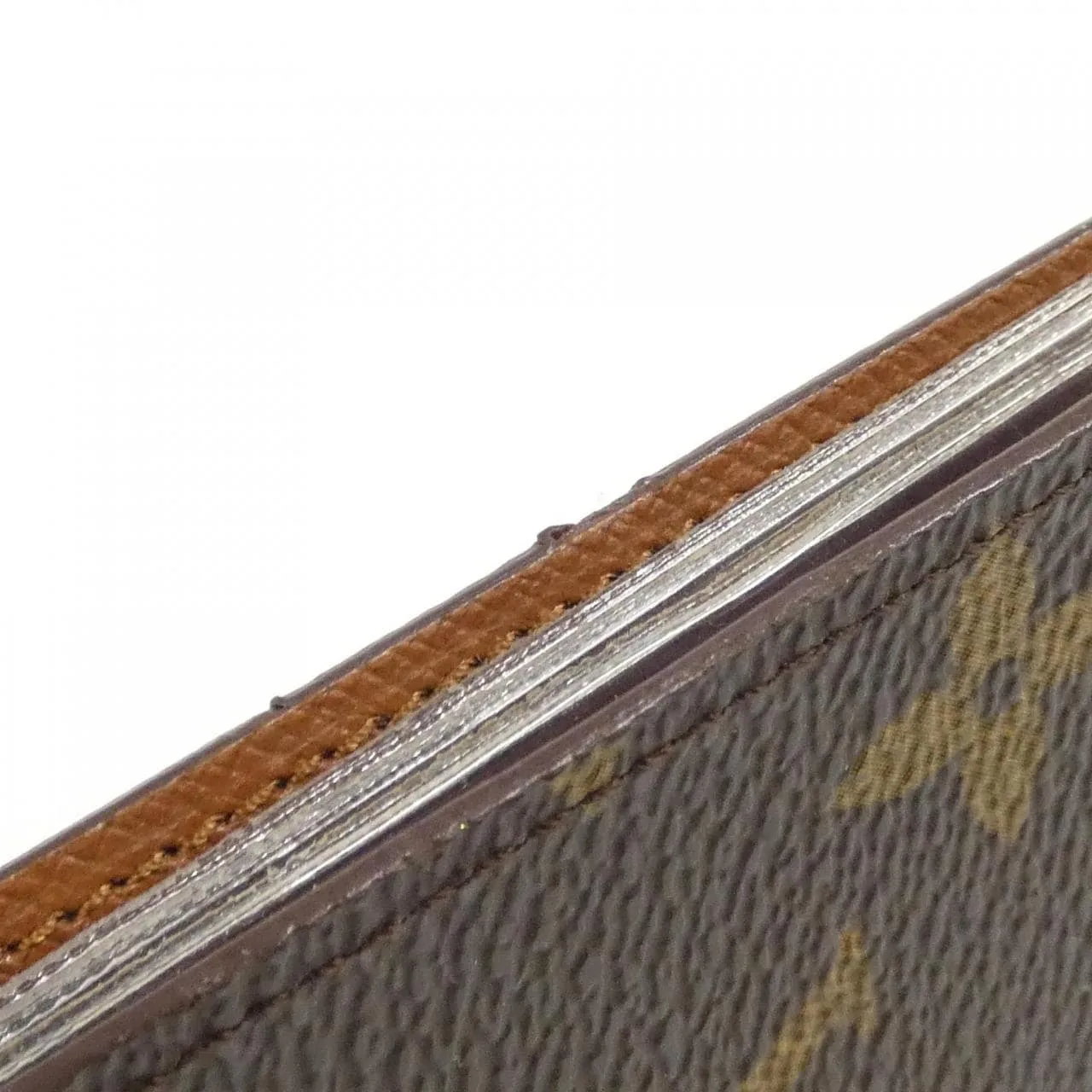 LOUIS VUITTON M60937 Card Case Monogram 黑色 Monogram 中古品A - 縮圖 3