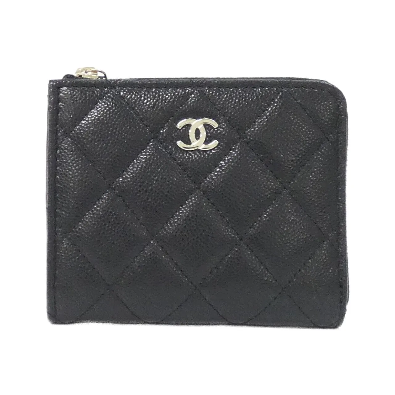 CHANEL Timeless Classic AP3999 Wallet Grained Calfskin Black