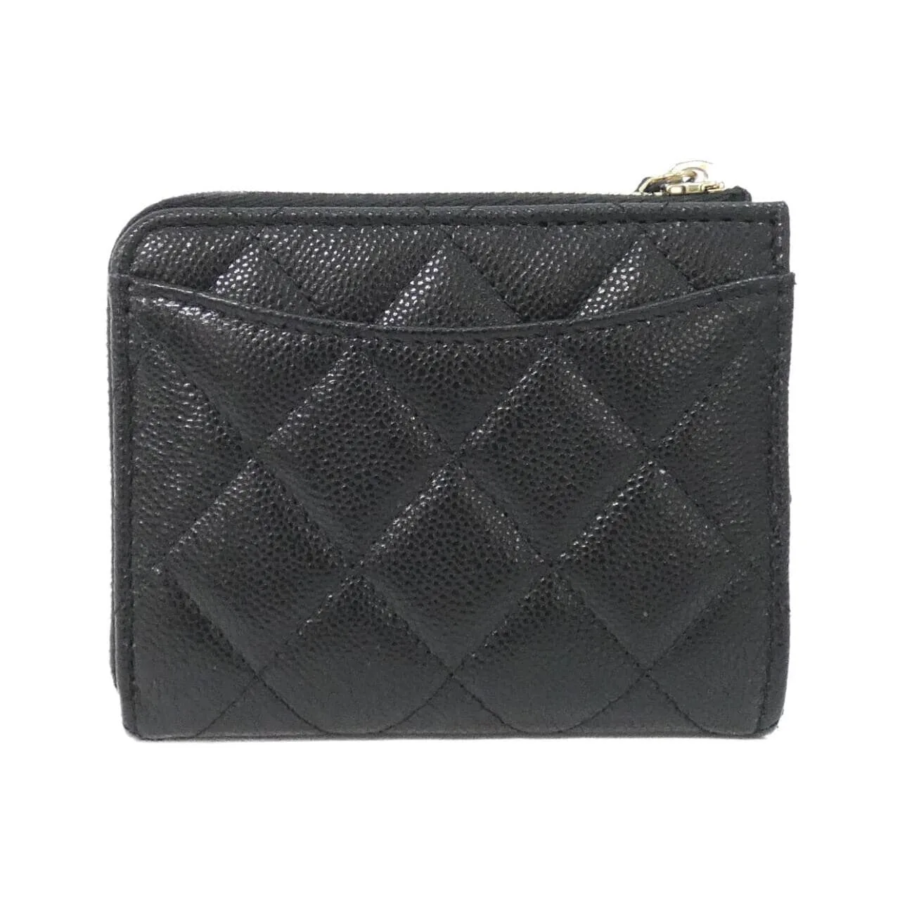 CHANEL Timeless Classic AP3999 Wallet Grained Calfskin 黑色 荔枝紋牛皮 中古品A - 縮圖 2