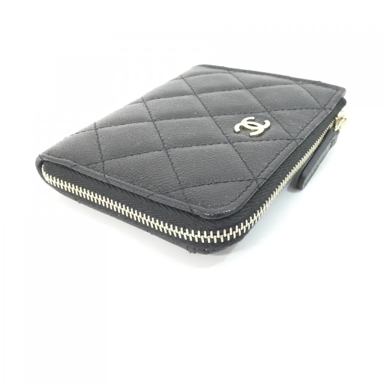 CHANEL Timeless Classic AP3999 Wallet Grained Calfskin 黑色 荔枝紋牛皮 中古品A - 縮圖 3