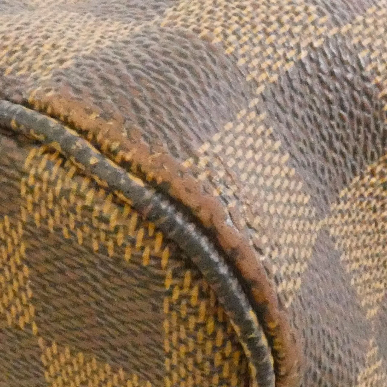 LOUIS VUITTON Neverfull N51106 Tote Damier 黑色 Damier 中古品B - 縮圖 3