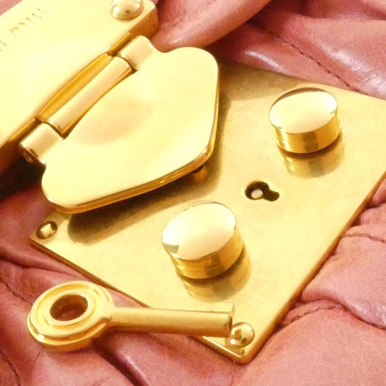 MIU MIU RP1300 Shoulder Leather 4