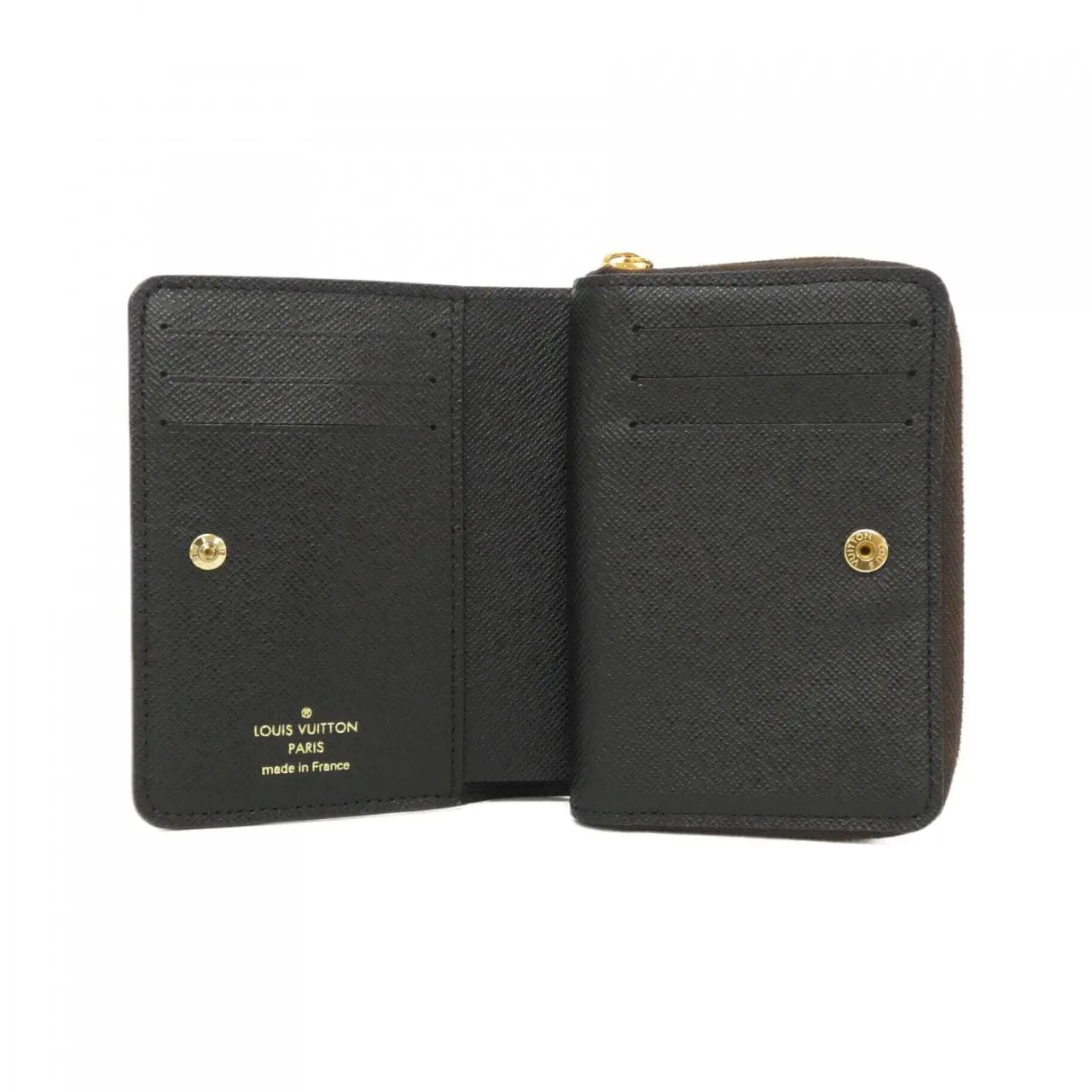 LOUIS VUITTON M81461 Wallet Monogram 黑色 Monogram 中古品A - 縮圖 3