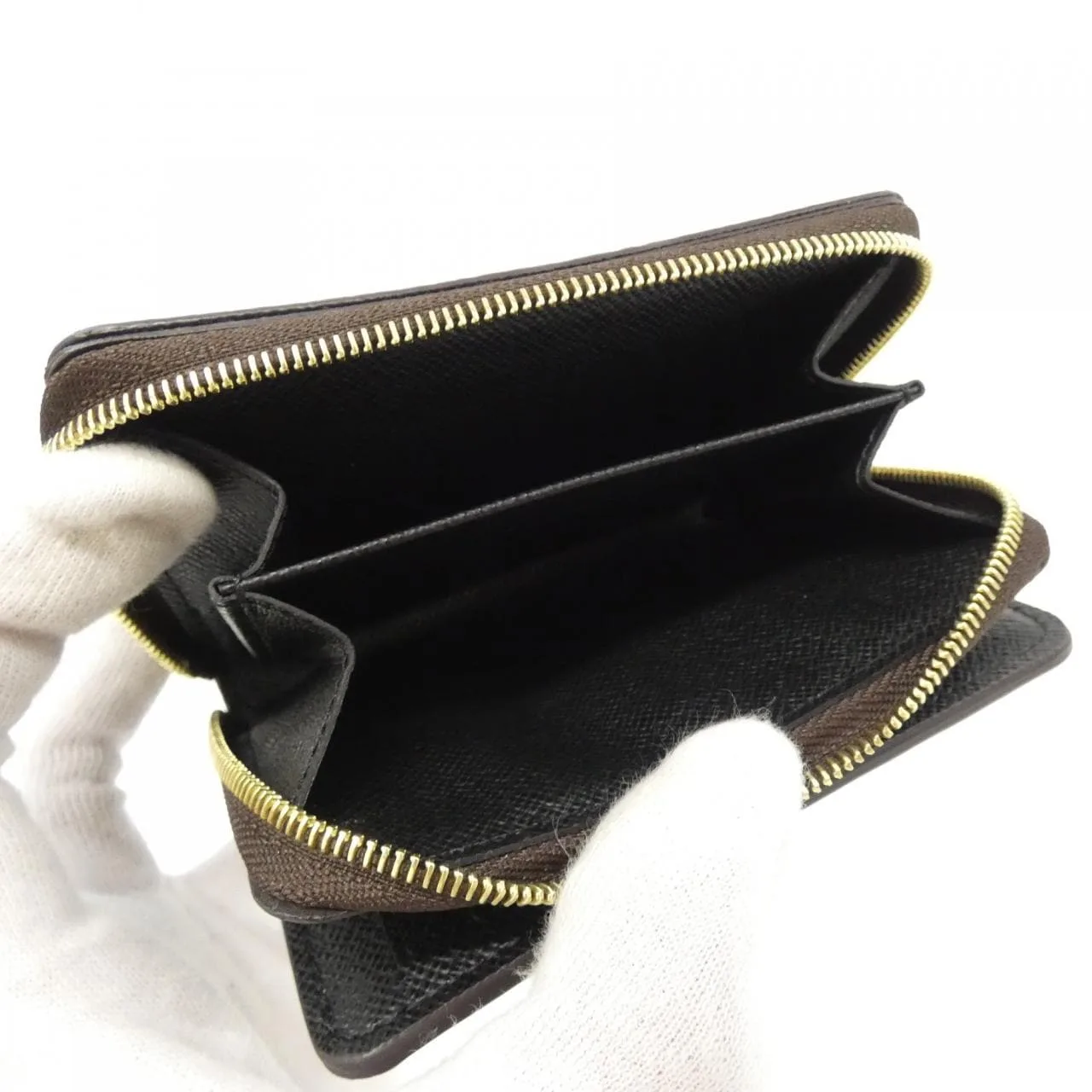 LOUIS VUITTON M81461 Wallet Monogram 黑色 Monogram 中古品A - 縮圖 6