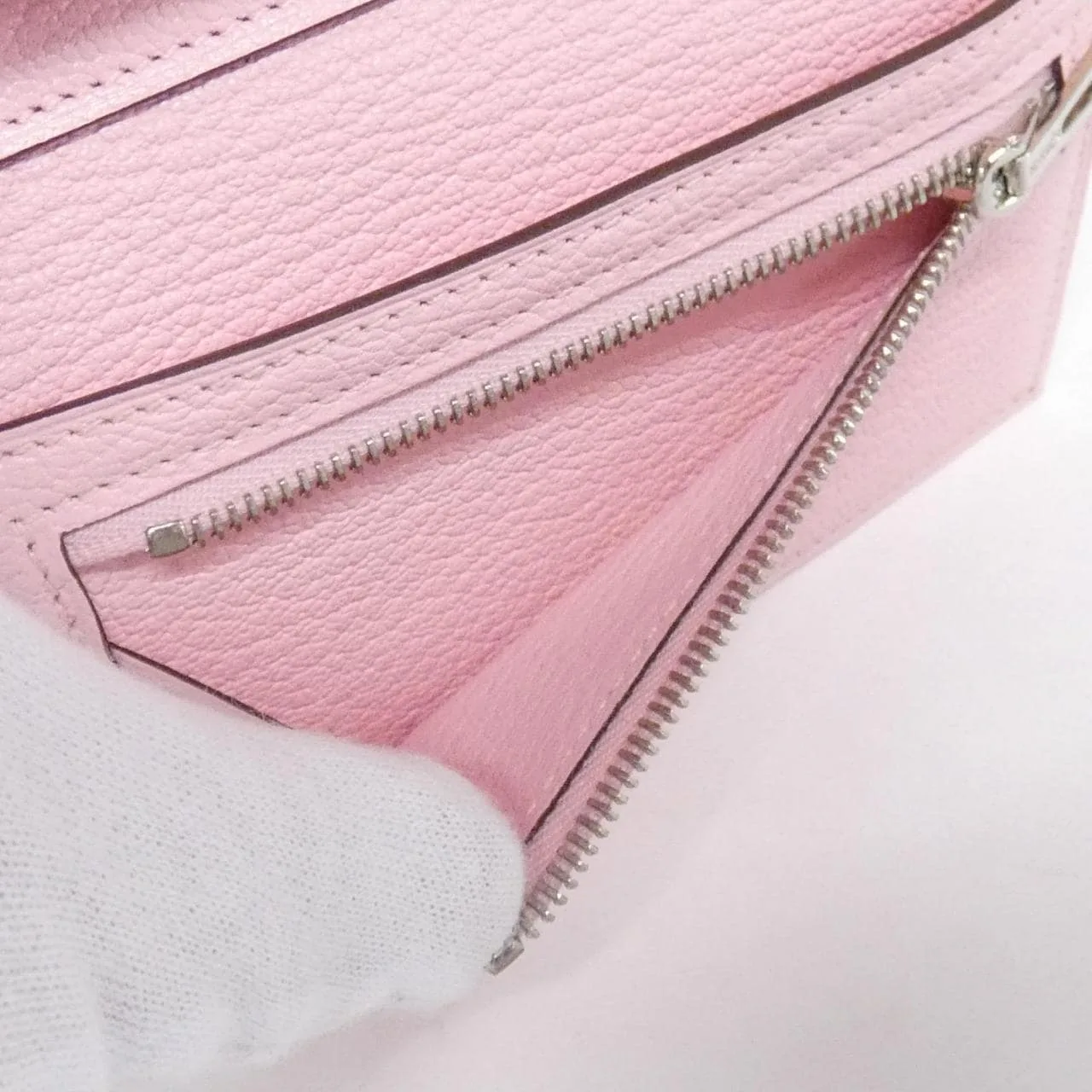 HERMES 082876CK Wallet Black Rank A - Thumbnail 7