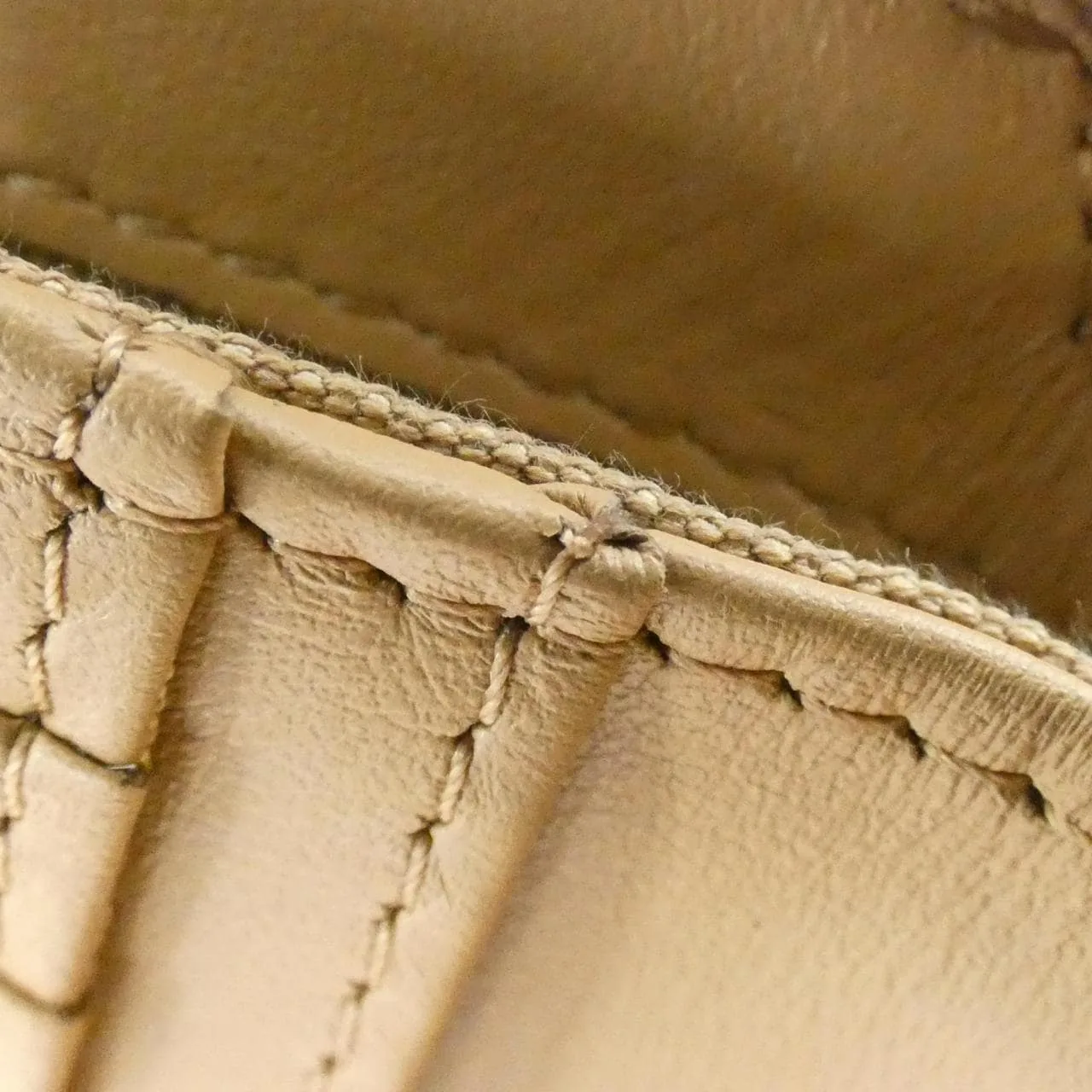 CHANEL AP5016 Wallet Grained Calfskin 米色 荔枝紋牛皮 中古品A - 縮圖 9