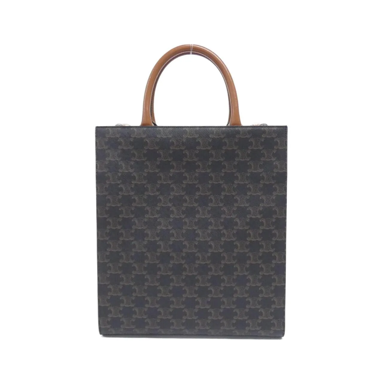CELINE Cabas 191542BZK Handbag Canvas 2