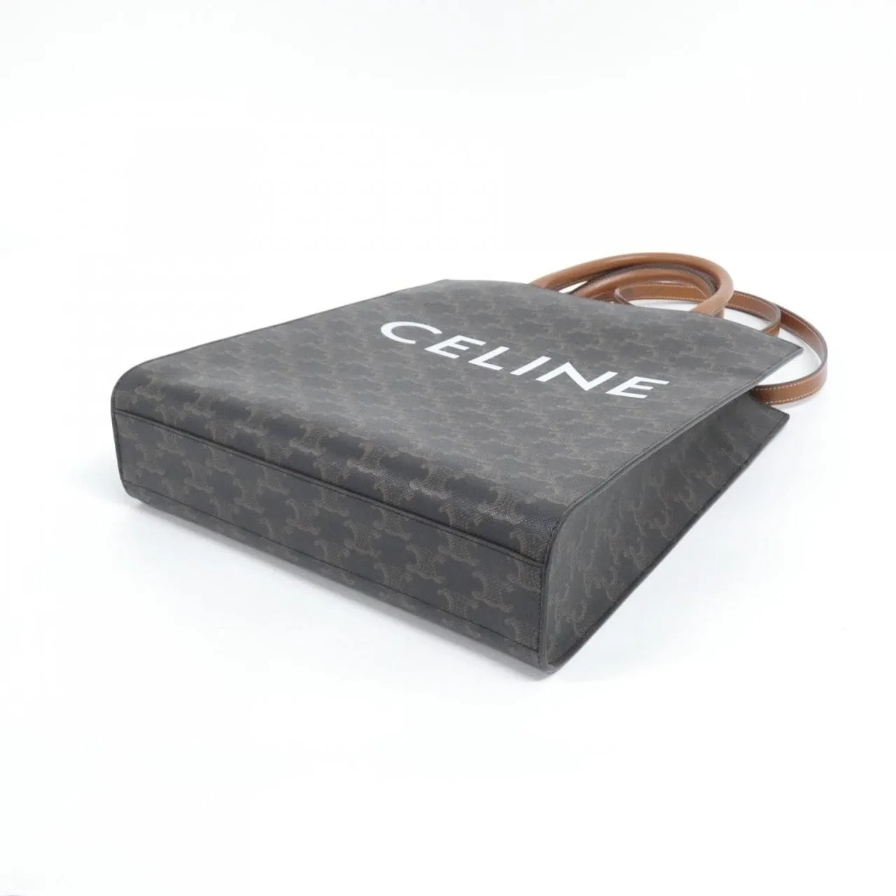 CELINE Cabas 191542BZK Handbag Canvas 3