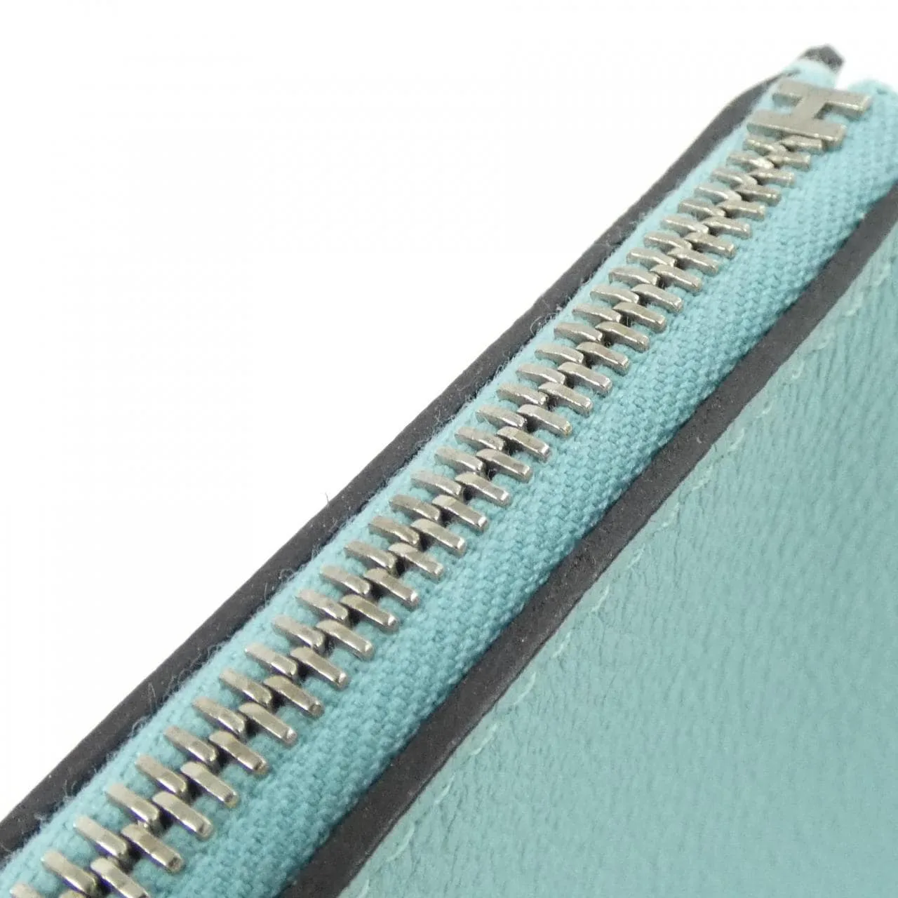 HERMES 078698CK Pouch 藍色 中古品A - 縮圖 4