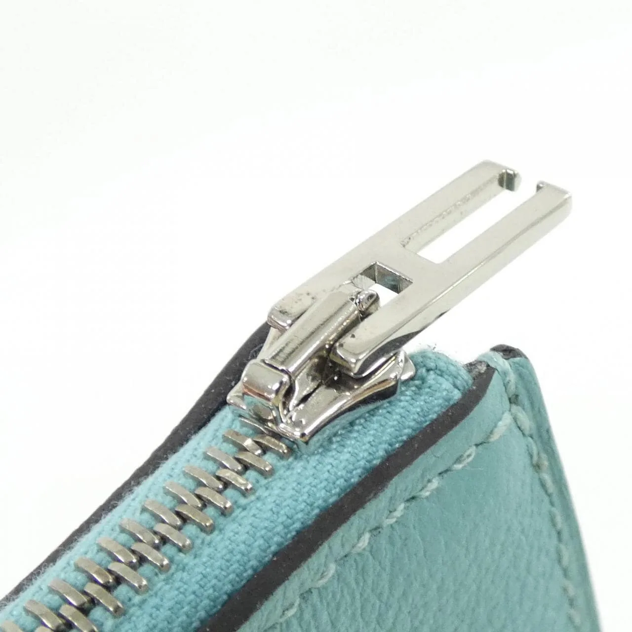 HERMES 078698CK Pouch 藍色 中古品A - 縮圖 6