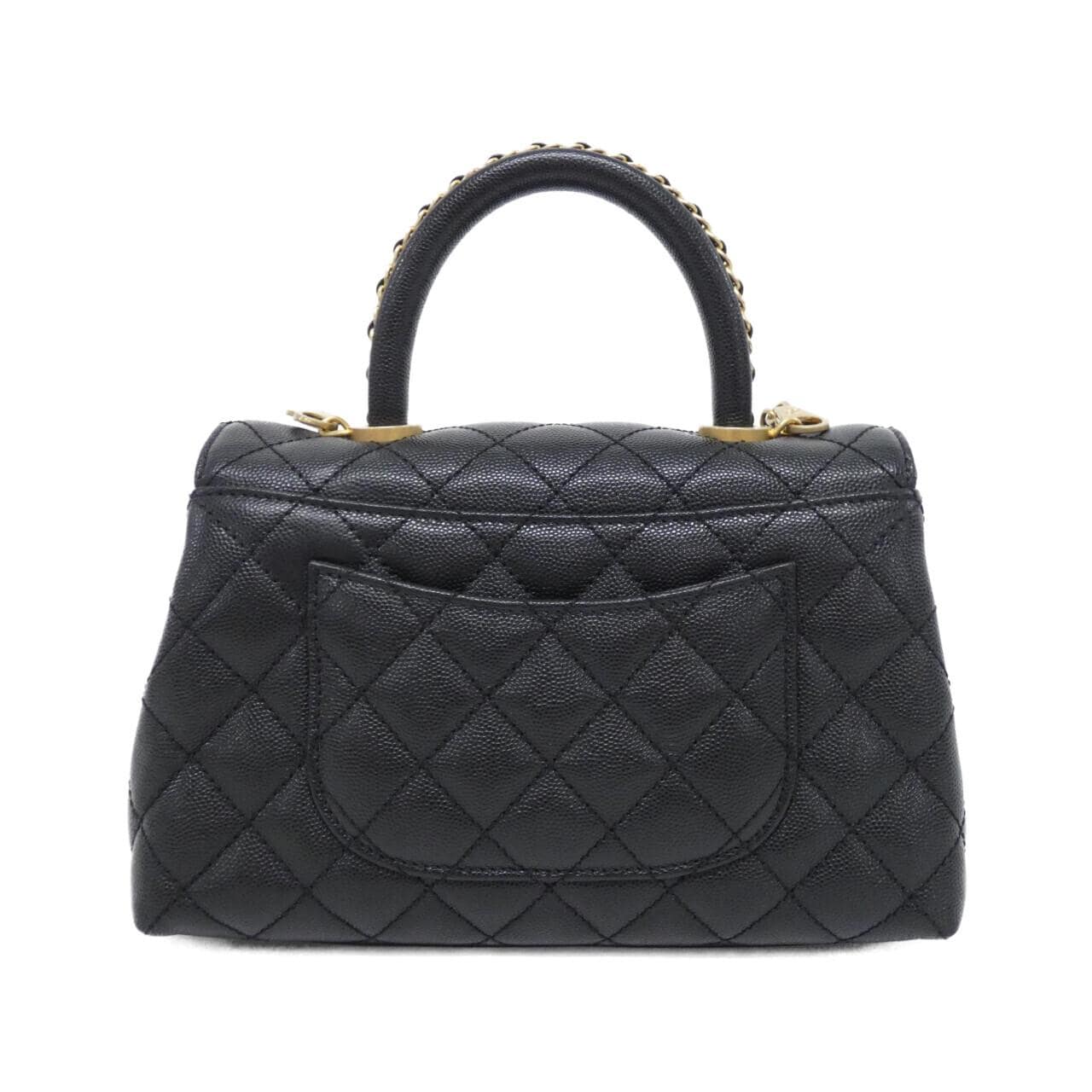 CHANEL Matelasse 92990 Handbag Grained Calfskin 2