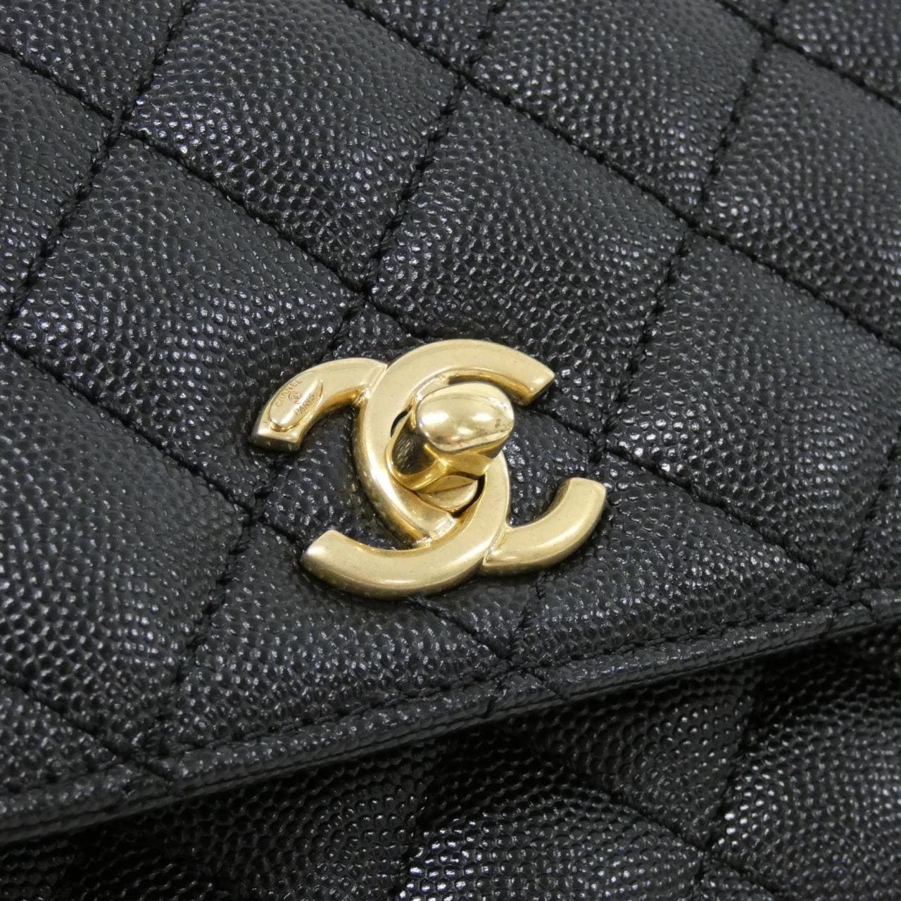 CHANEL Matelasse 92990 Handbag Grained Calfskin 5