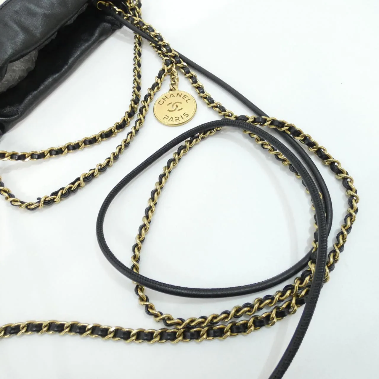 CHANEL Chanel 22 AS3980 Handbag 黑色 中古品A - 縮圖 5