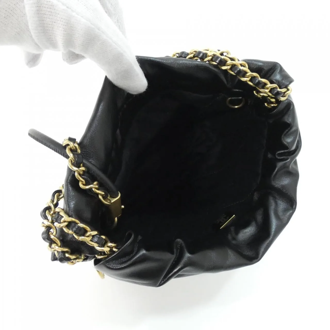 CHANEL Chanel 22 AS3980 Handbag 黑色 中古品A - 縮圖 6