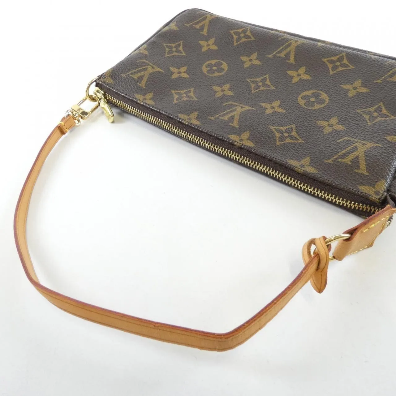 LOUIS VUITTON Pochette M51980 Pochette Monogram 黑色 Monogram 中古品A - 縮圖 4