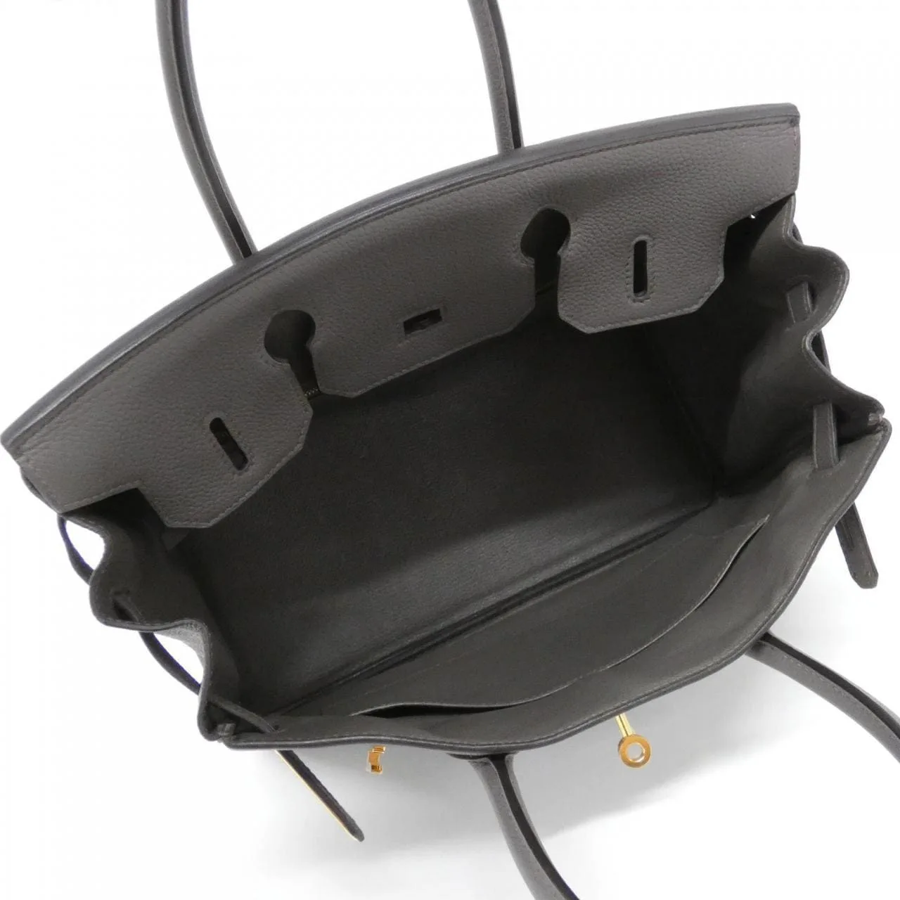 HERMES Birkin 027633CC Handbag Togo 黑色 Togo 牛皮 中古品A - 縮圖 8