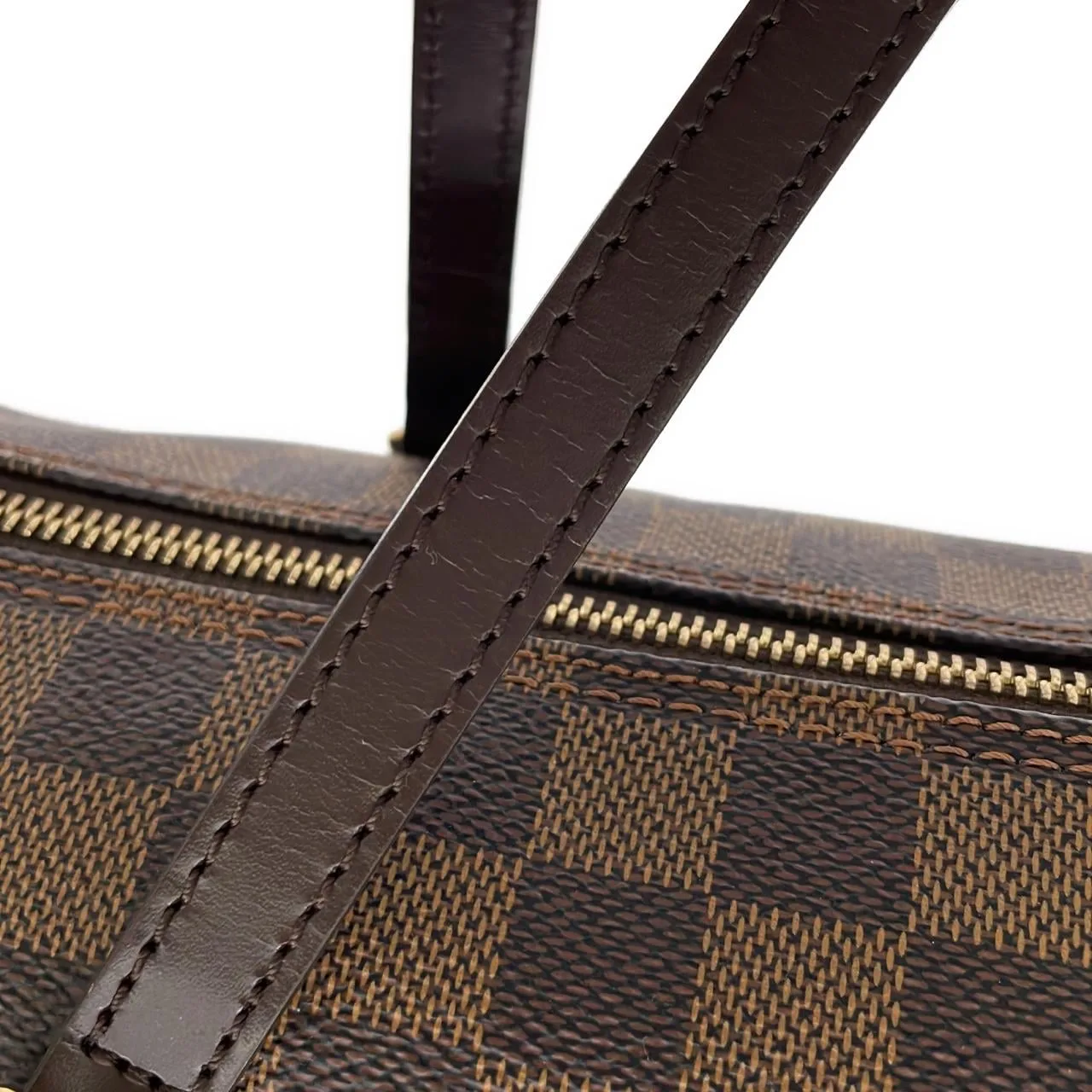 LOUIS VUITTON Papillon N51303 Handbag Damier 黑色 Damier 中古品A - 縮圖 6
