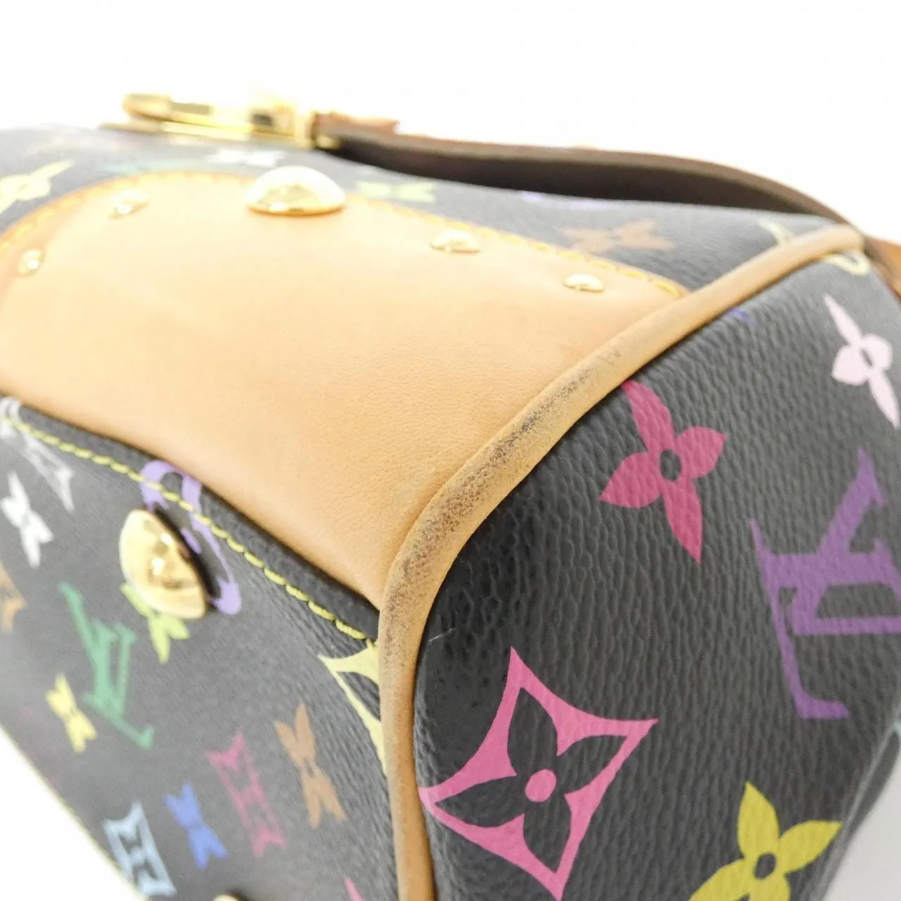 LOUIS VUITTON M40204 Handbag Canvas Multicolor 帆布 中古品A - 縮圖 3