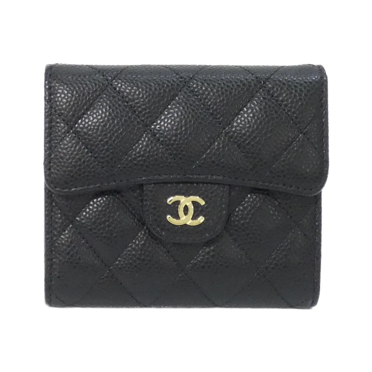 CHANEL Timeless Classic AP0231 Wallet Grained Calfskin 黑色