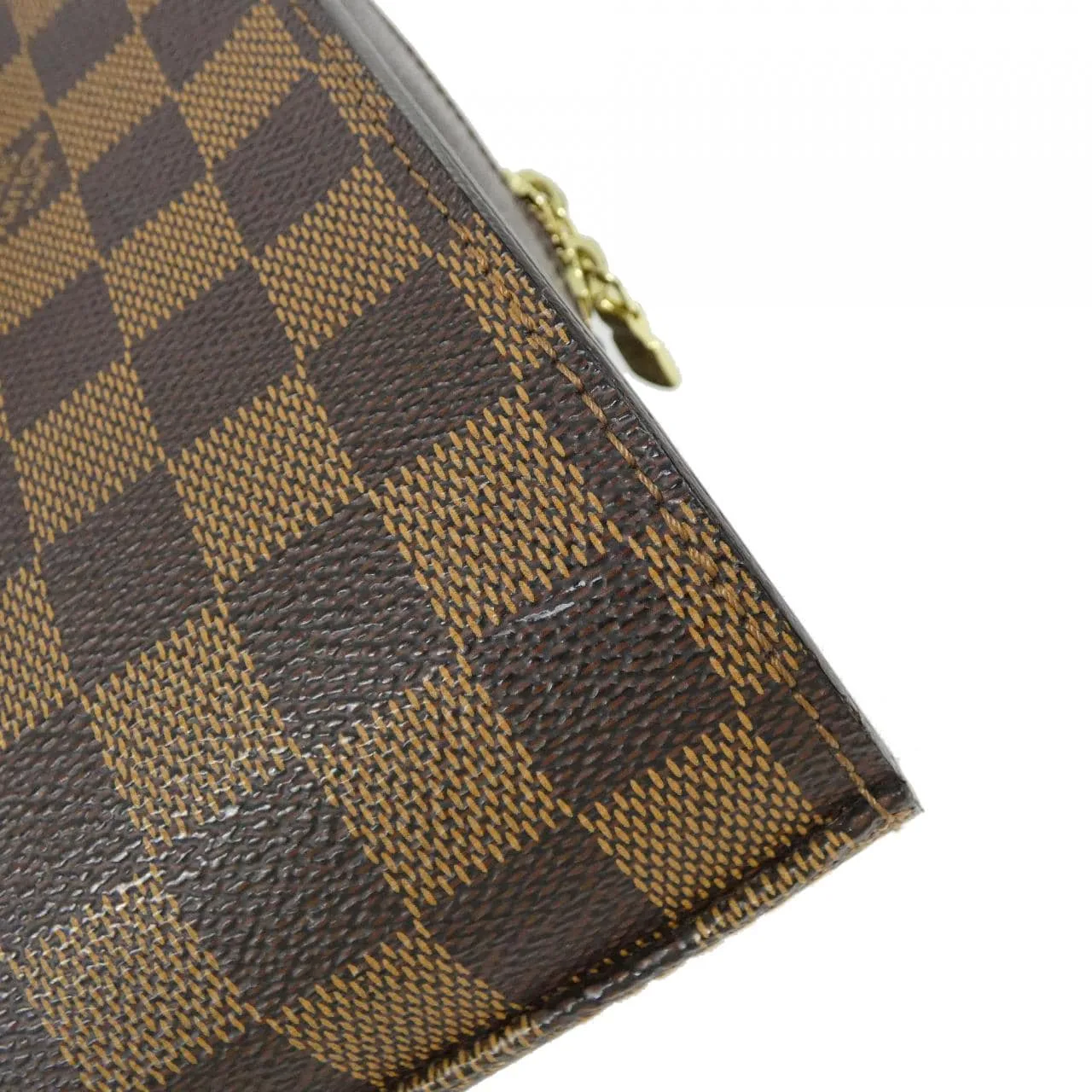 LOUIS VUITTON N51155 Handbag Damier 黑色 Damier 中古品A - 縮圖 3