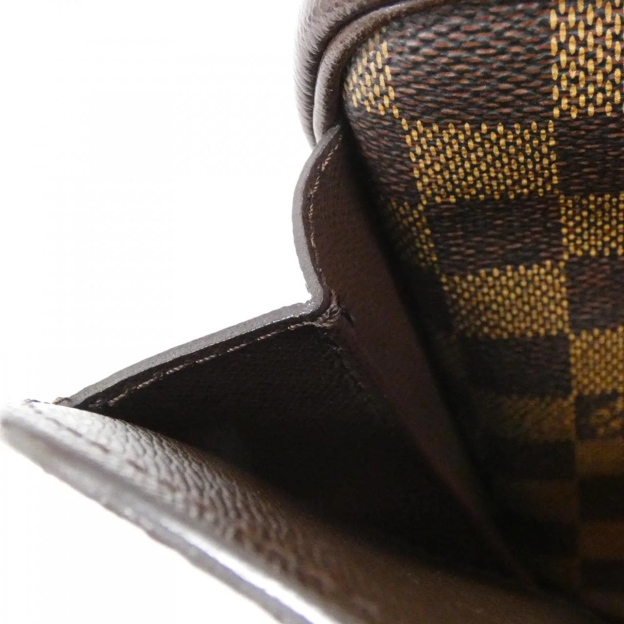 LOUIS VUITTON N51155 Handbag Damier 黑色 Damier 中古品A - 縮圖 8