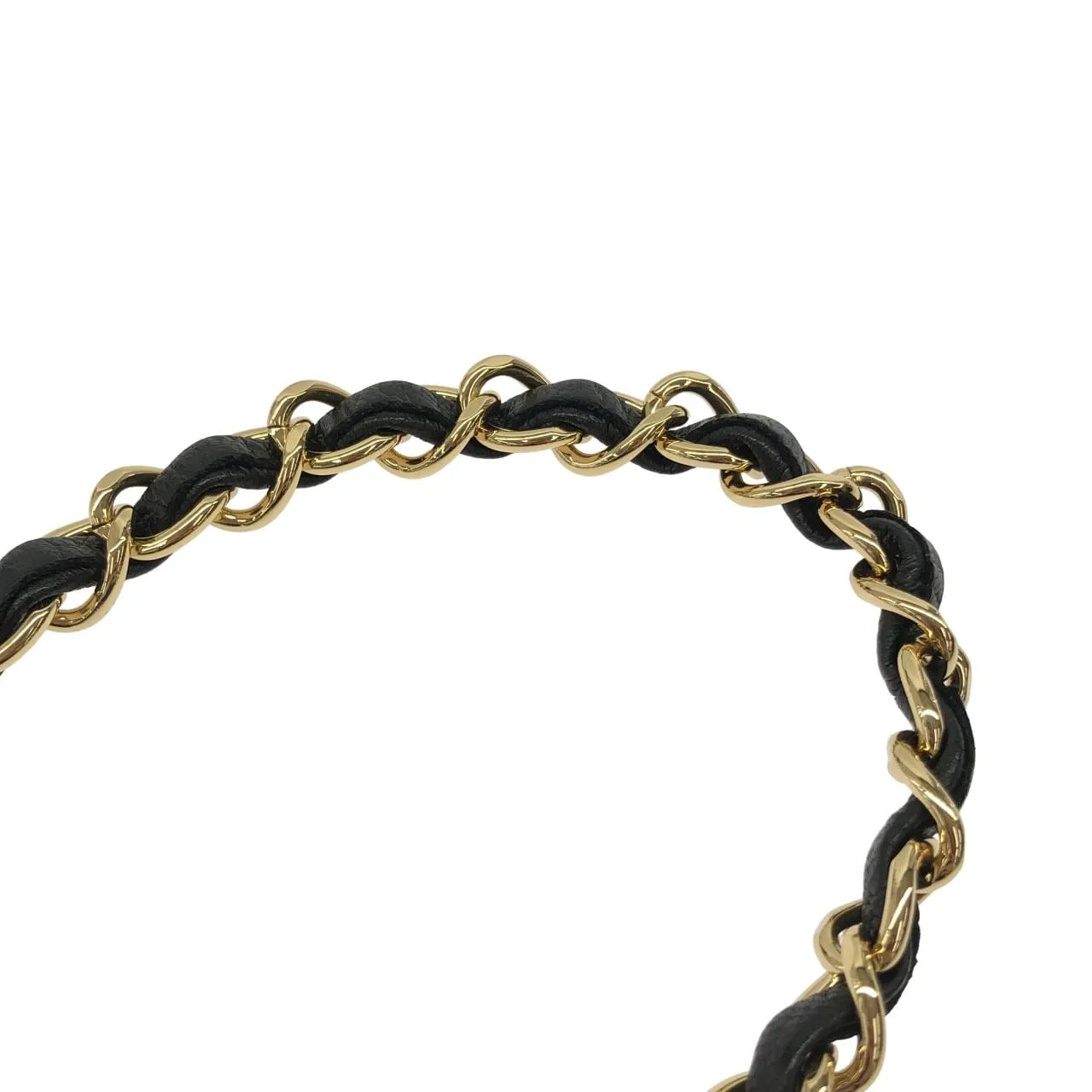 CHANEL Shoulder Lambskin Black Lambskin Rank A - Thumbnail 5