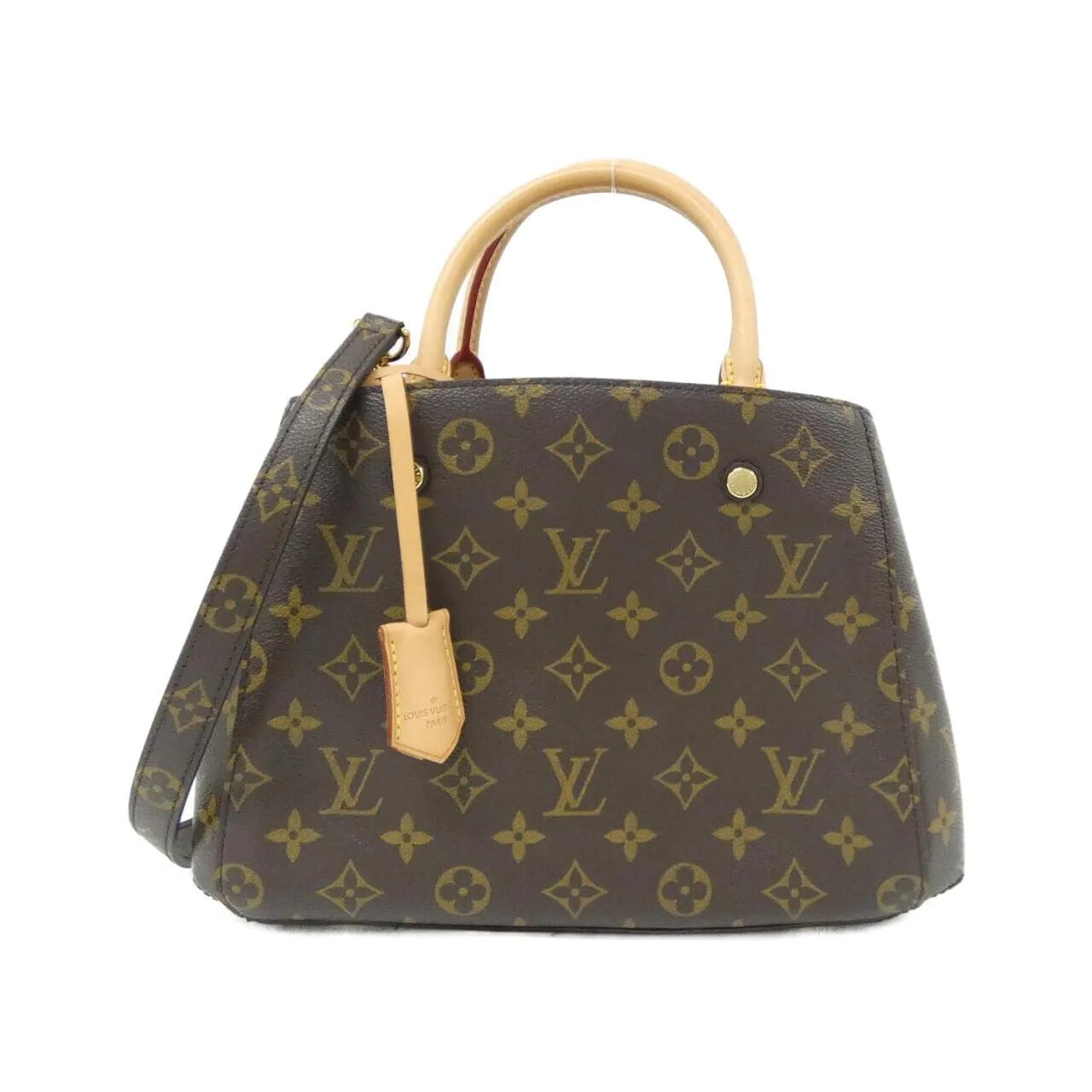 LOUIS VUITTON Montaigne M41055 Handbag Monogram Black
