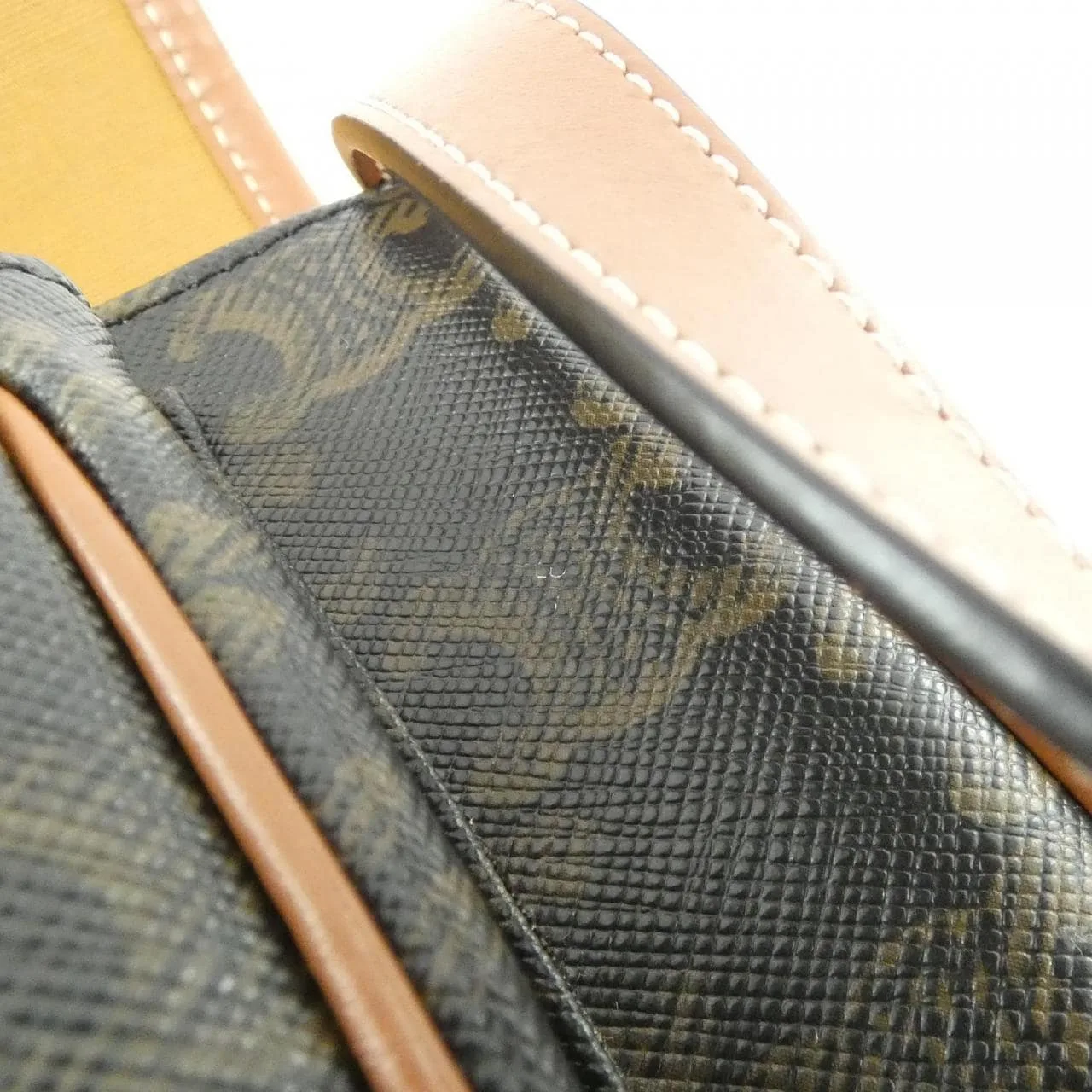 CELINE Triomphe 191502BZJ Shoulder Canvas 黑色 帆布 中古品A - 縮圖 8