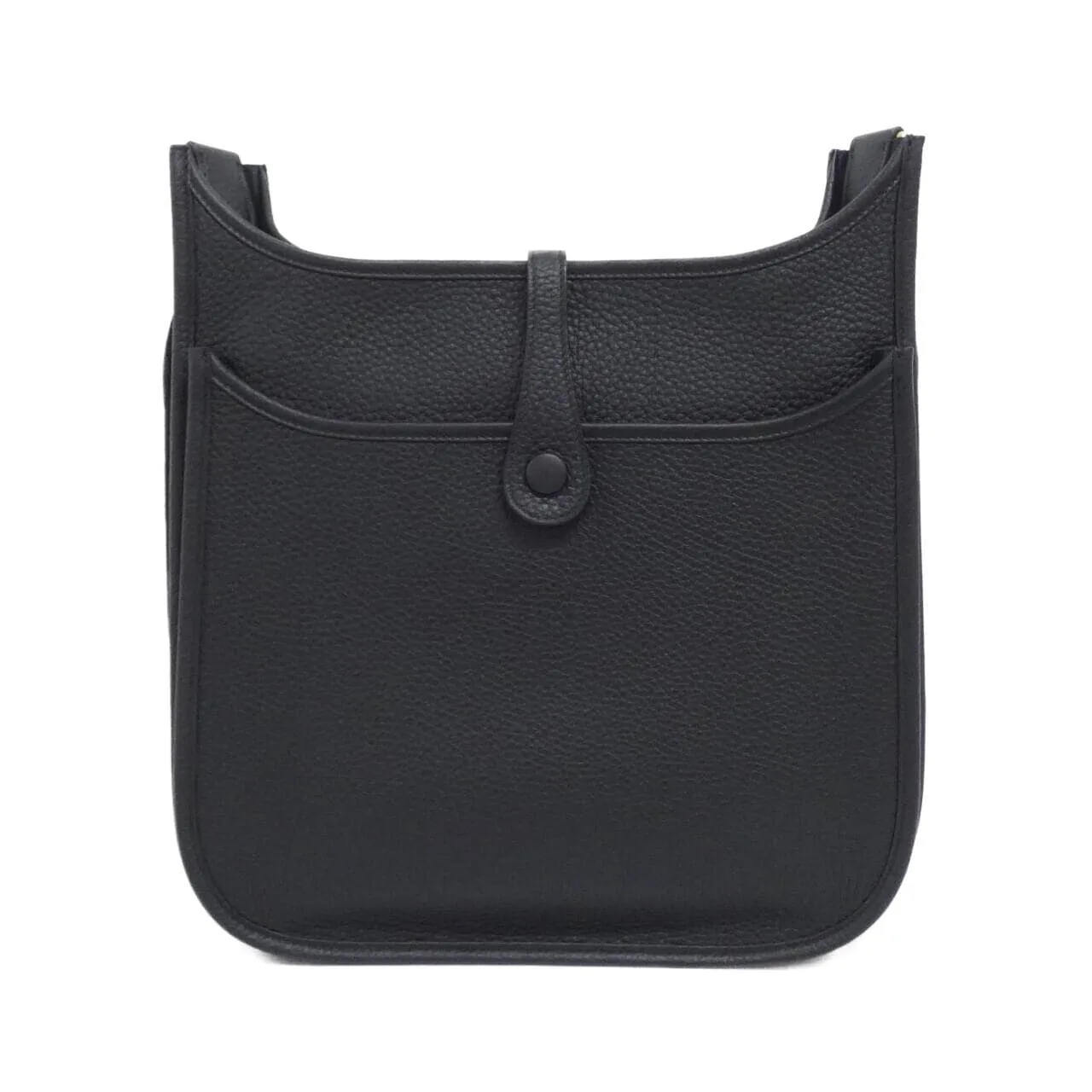 HERMES Evelyne 056277CC Shoulder Clemence Black Clemence Leather Rank A - Thumbnail 2