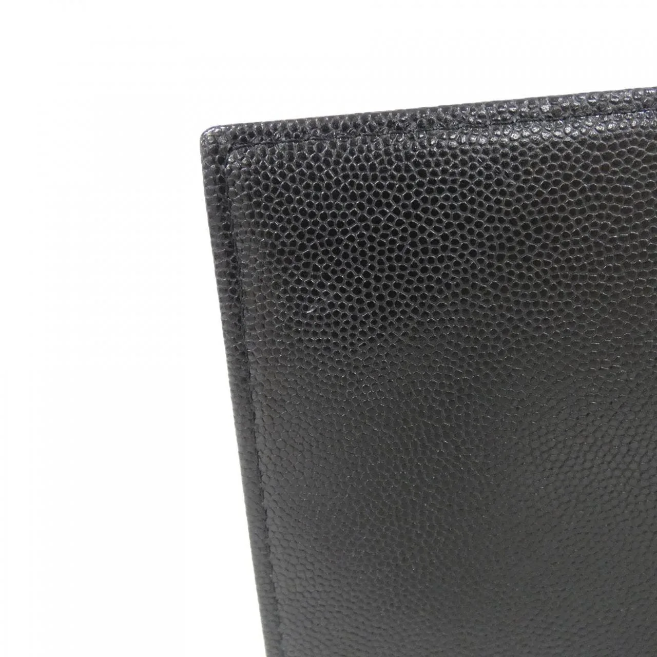 CHANEL AP4665 Passport Case Grained Calfskin 黑色 荔枝紋牛皮 中古品A - 縮圖 3