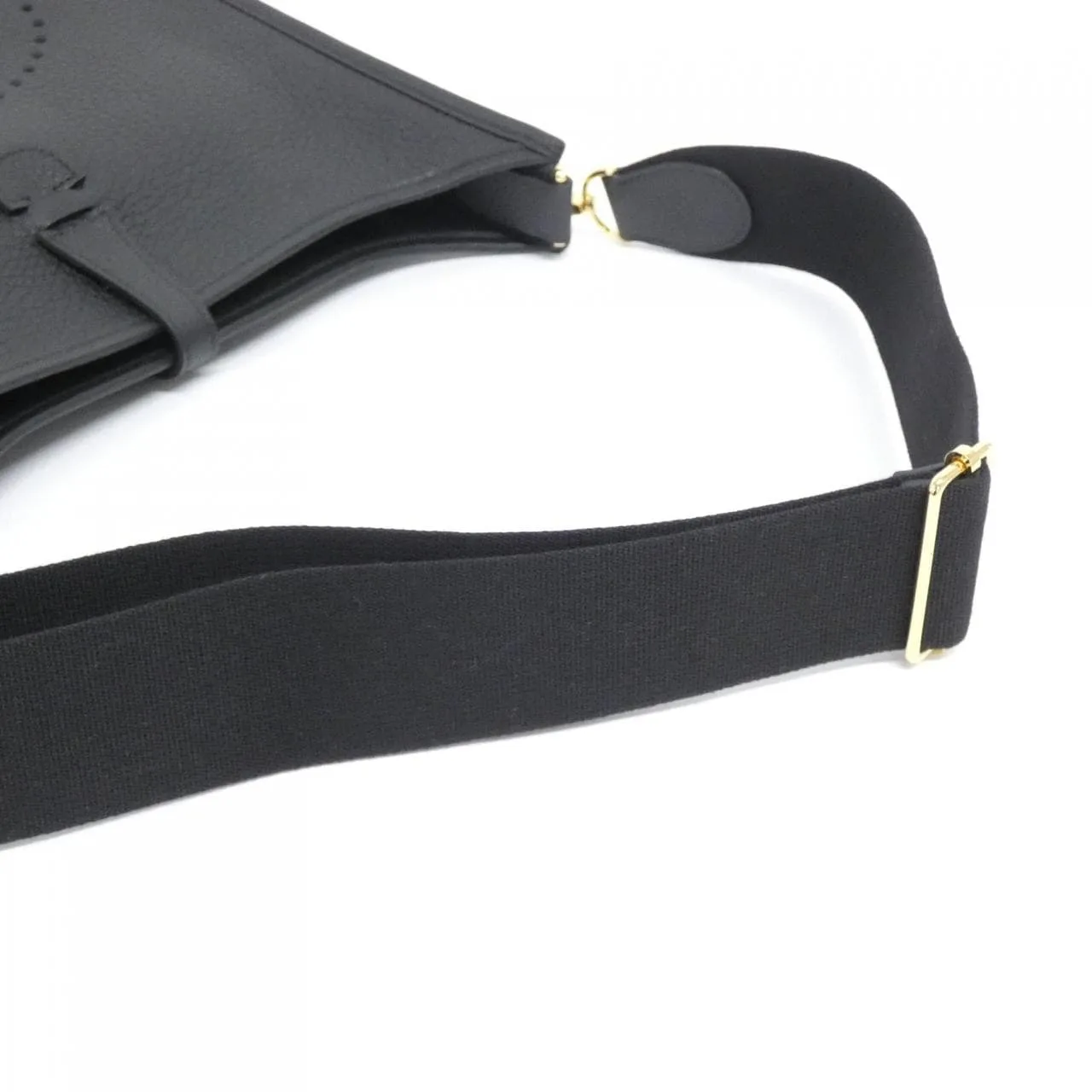 HERMES Evelyne 056277CC Shoulder Clemence Black Clemence Leather Unused - Thumbnail 4