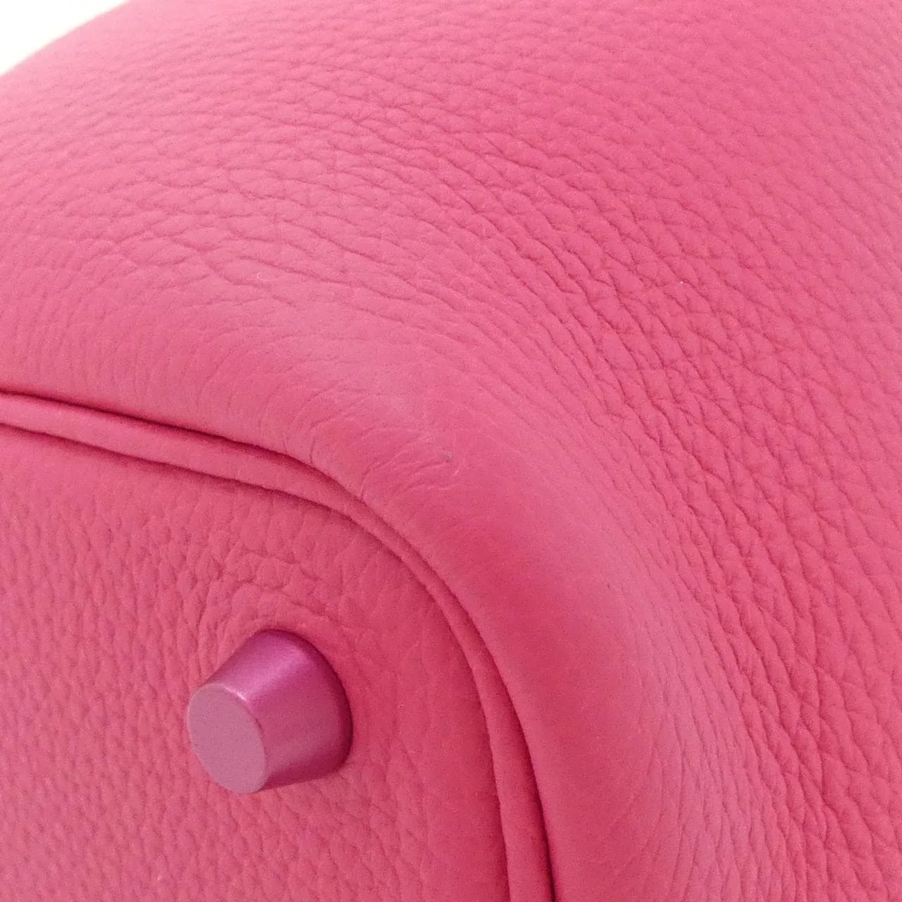 HERMES Picotin 079194CA Handbag Clemence Black Clemence Leather Rank A - Thumbnail 2