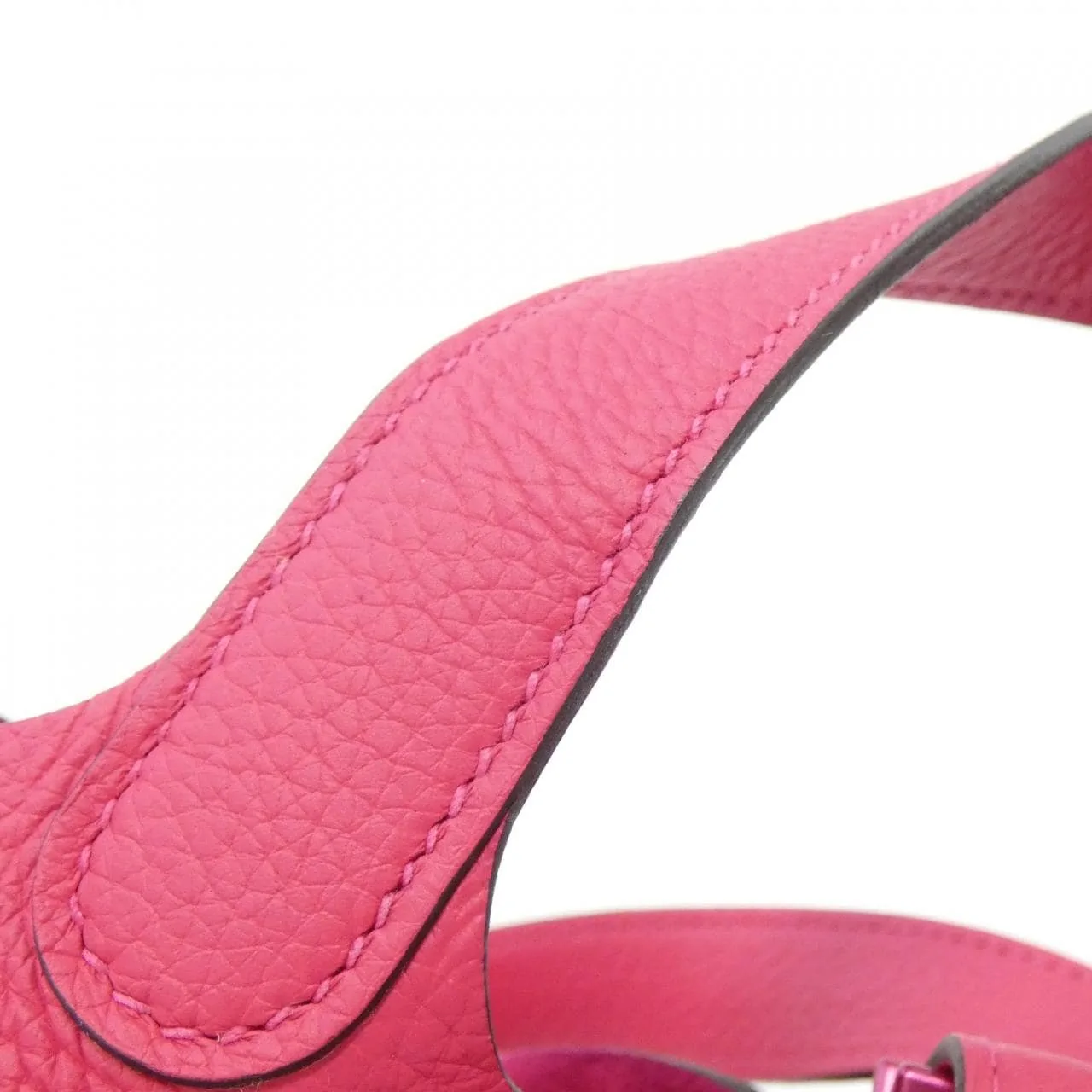 HERMES Picotin 079194CA Handbag Clemence Black Clemence Leather Rank A - Thumbnail 6