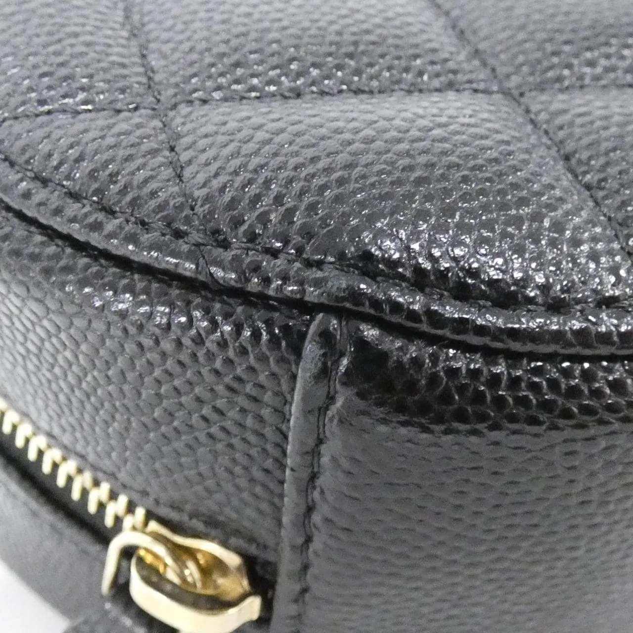 CHANEL Timeless Classic AP0245 Shoulder Grained Calfskin Black Grained Calfskin Rank A - Thumbnail 4