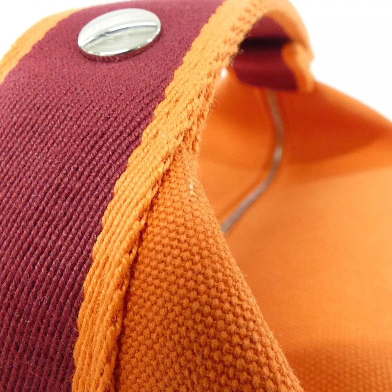 HERMES 103222M Pouch Canvas 黑色 帆布 中古品A - 縮圖 4