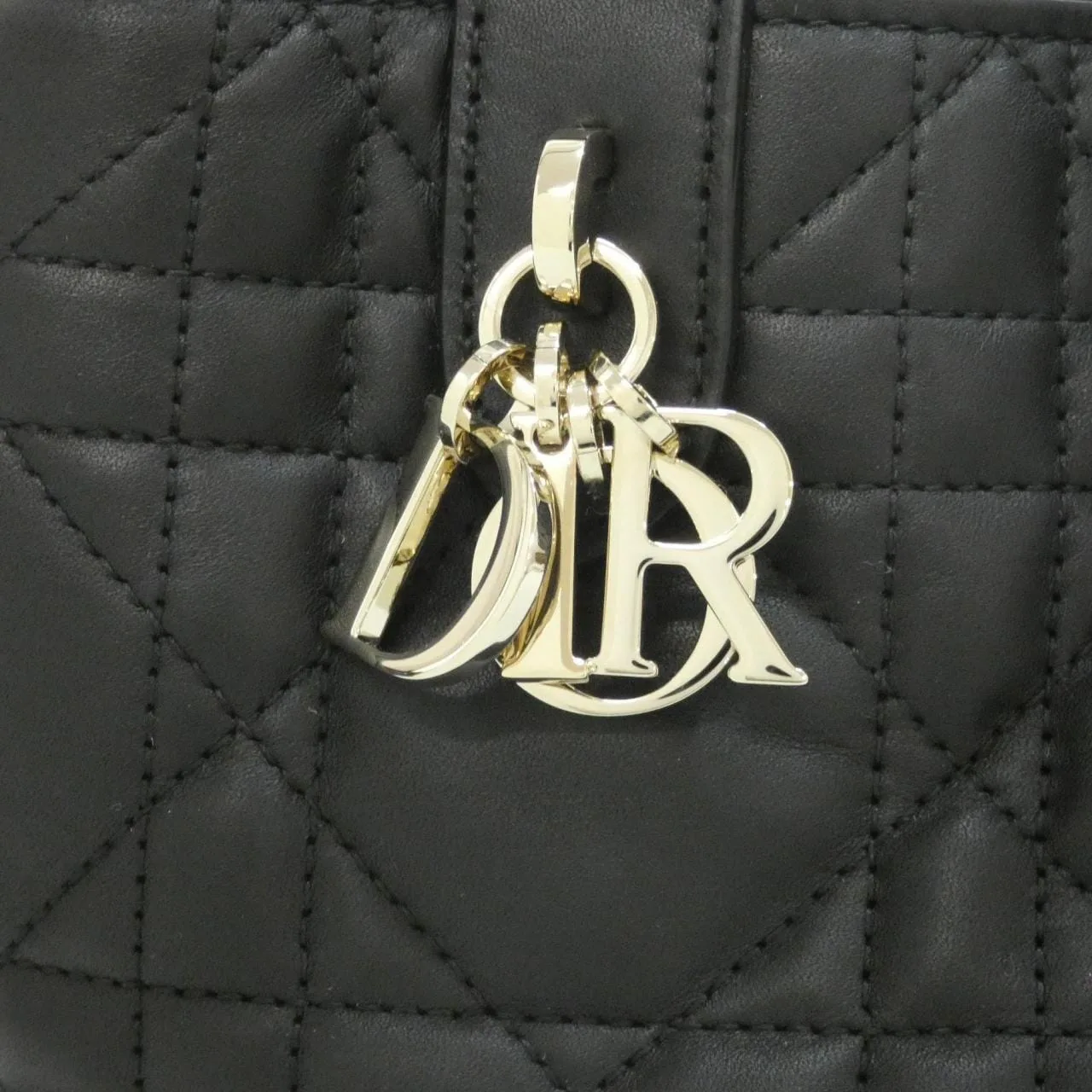 DIOR Toujours M2822OSNW Handbag 黑色 中古品A - 縮圖 5