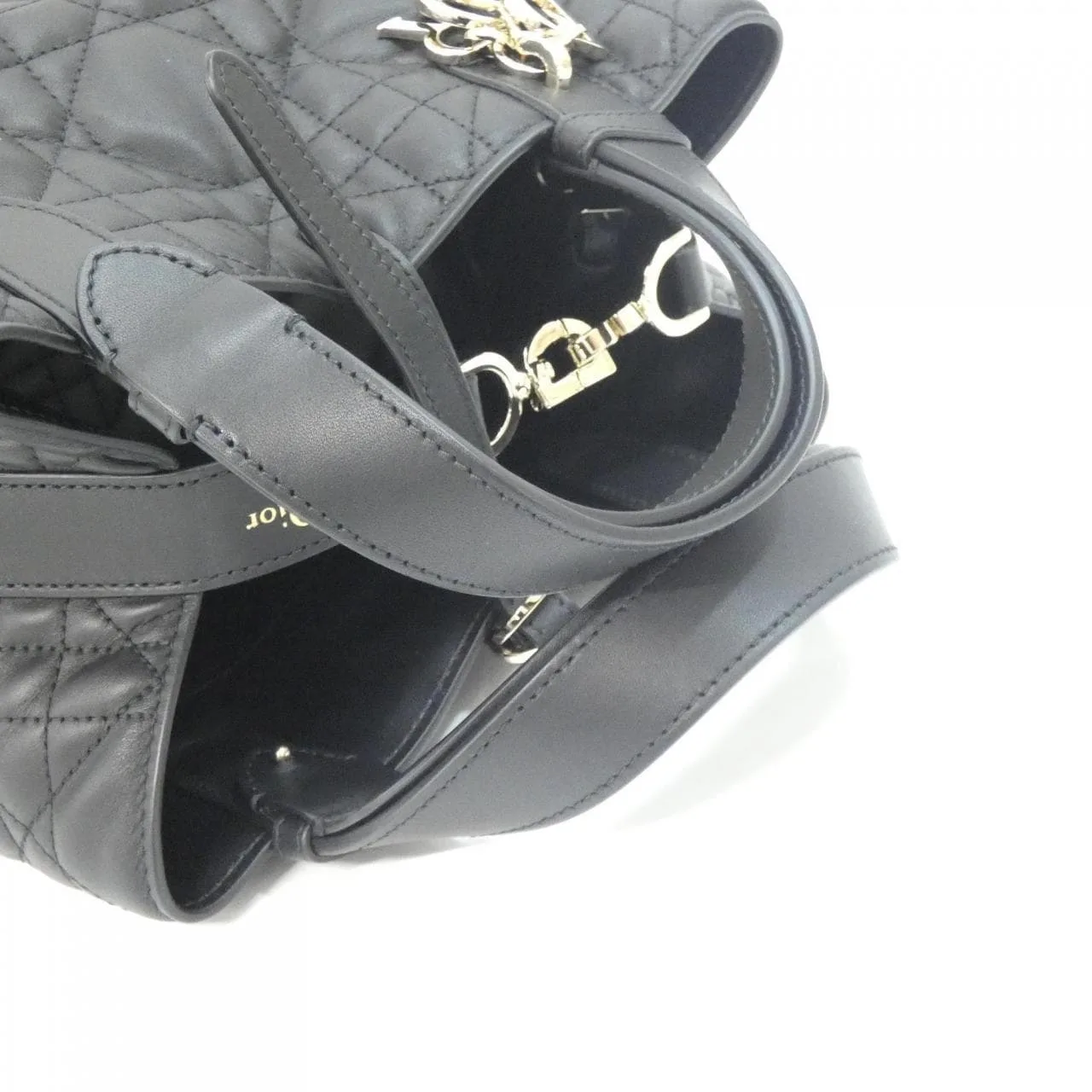 DIOR Toujours M2822OSNW Handbag 黑色 中古品A - 縮圖 7