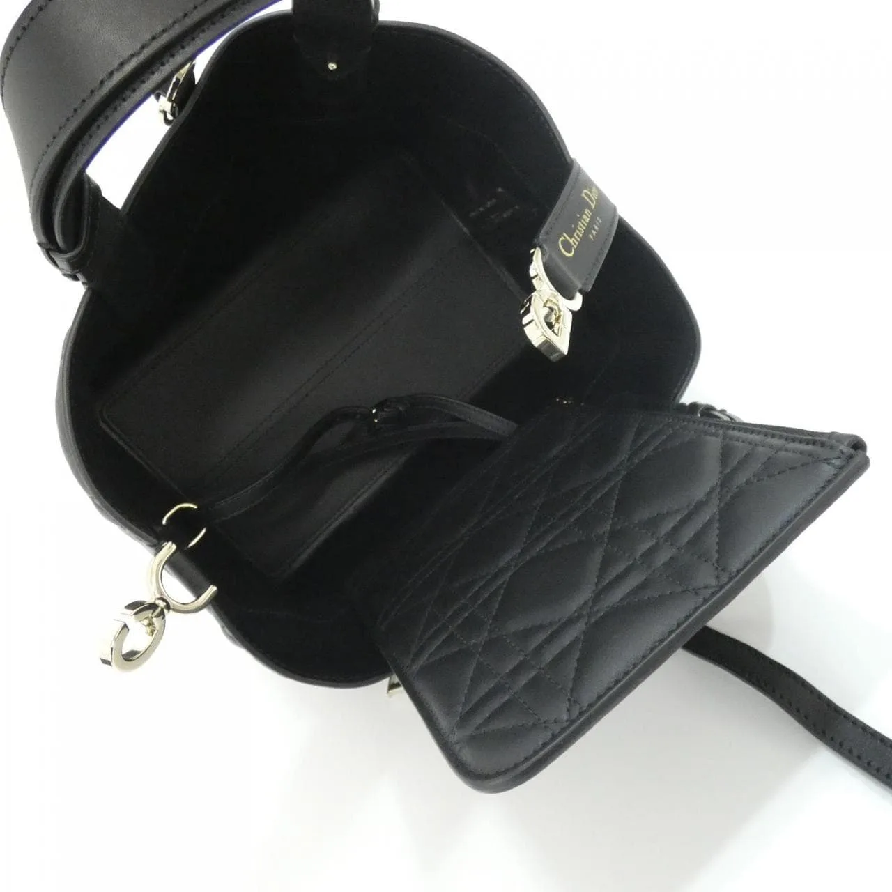 DIOR Toujours M2822OSNW Handbag 黑色 中古品A - 縮圖 8